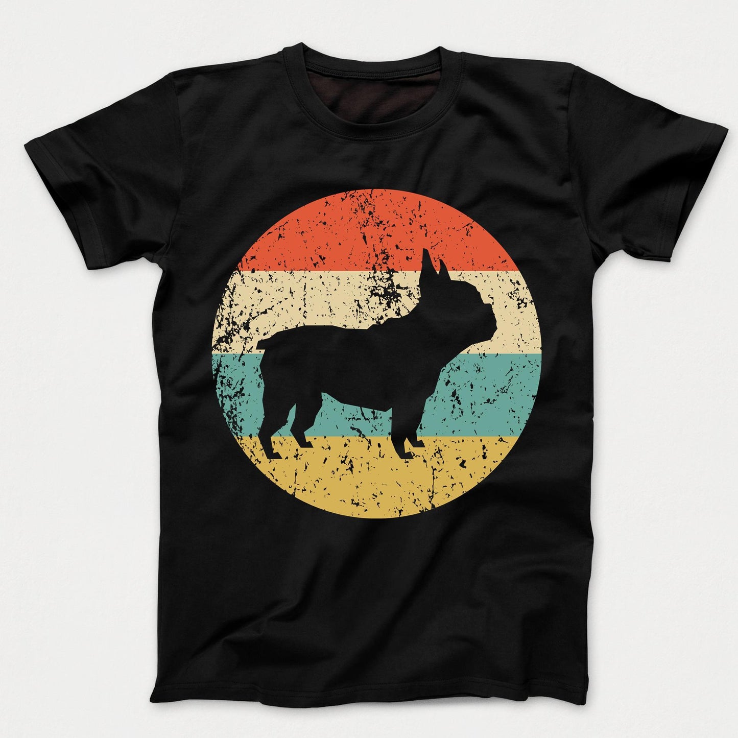 French Bulldog Shirt - Retro French Bulldog Dog Kids T-Shirt