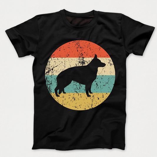 German Shepherd Shirt - Retro German Shepherd Dog Kids T-Shirt