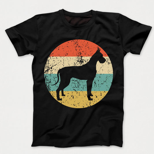 Great Dane Shirt - Vintage Retro Great Dane Dog Kids T-Shirt