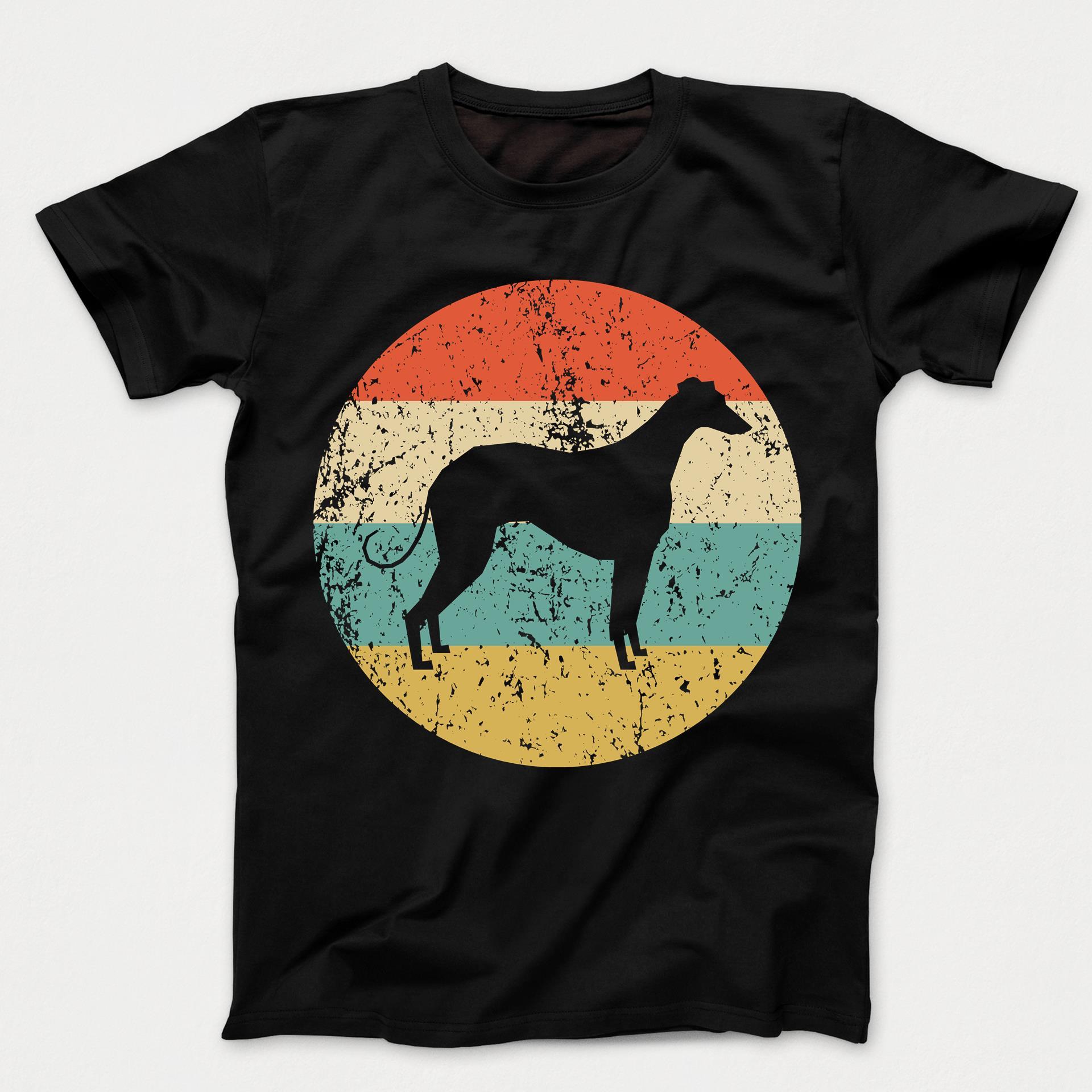 Greyhound Shirt - Vintage Retro Greyhound Dog Kids T-Shirt