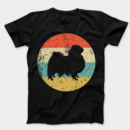 Japanese Chin Shirt - Vintage Retro Japanese Chin Dog Kids T-Shirt