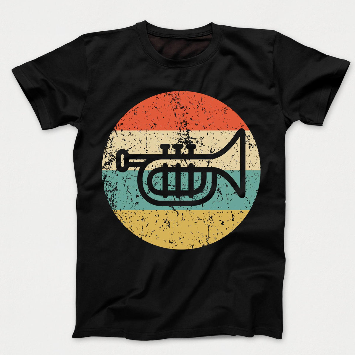 Trumpet Retro Style Music Kids T-Shirt
