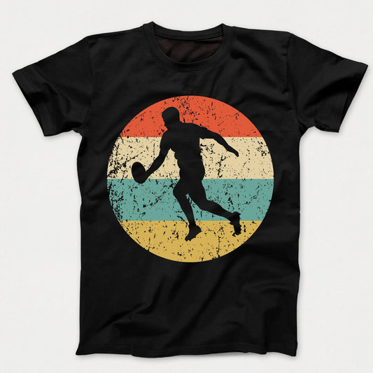 Rugby Player Retro Style Sports Kids T-Shirt