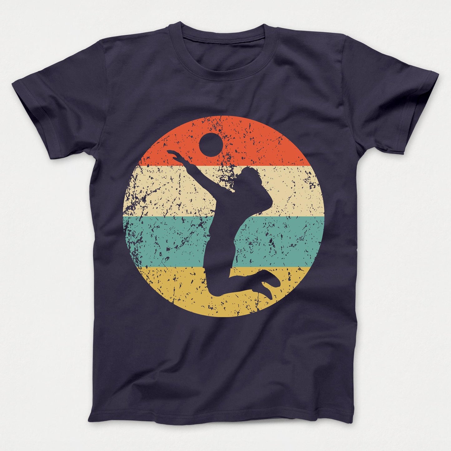 Volleyball Shirt - Vintage Retro Volleyball Player Kids T-Shirt