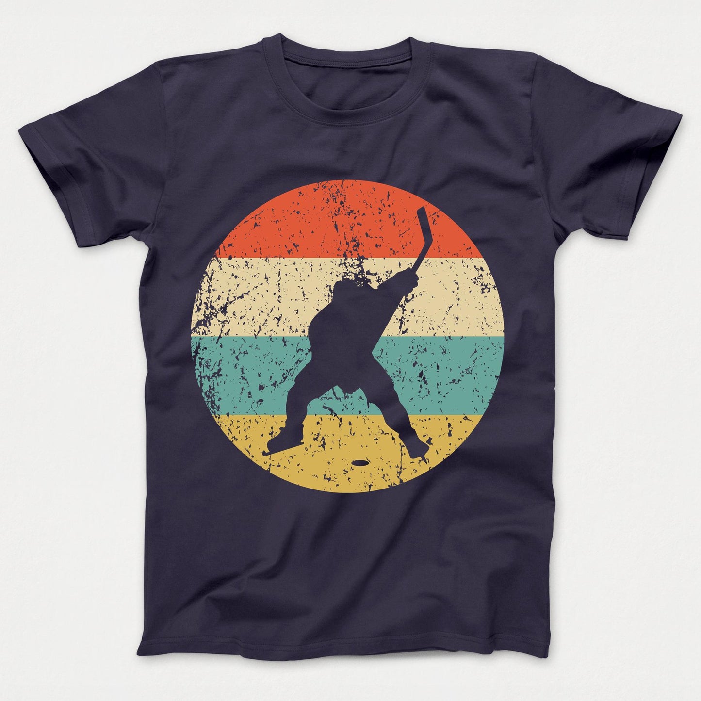 Hockey Shirt - Vintage Retro Hockey Player Kids T-Shirt