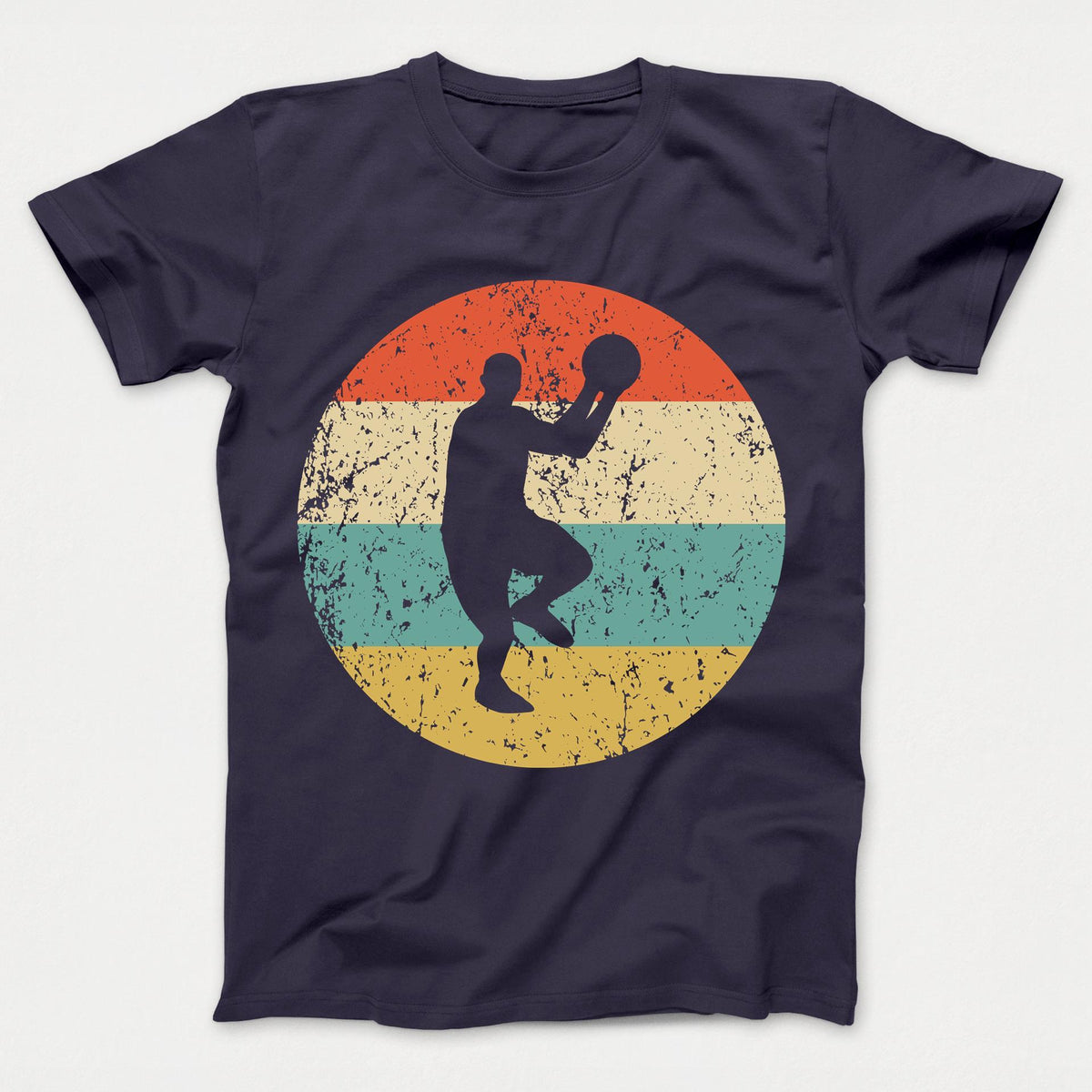Basketball Shirt - Vintage Retro Basketball Player Kids T-Shirt
