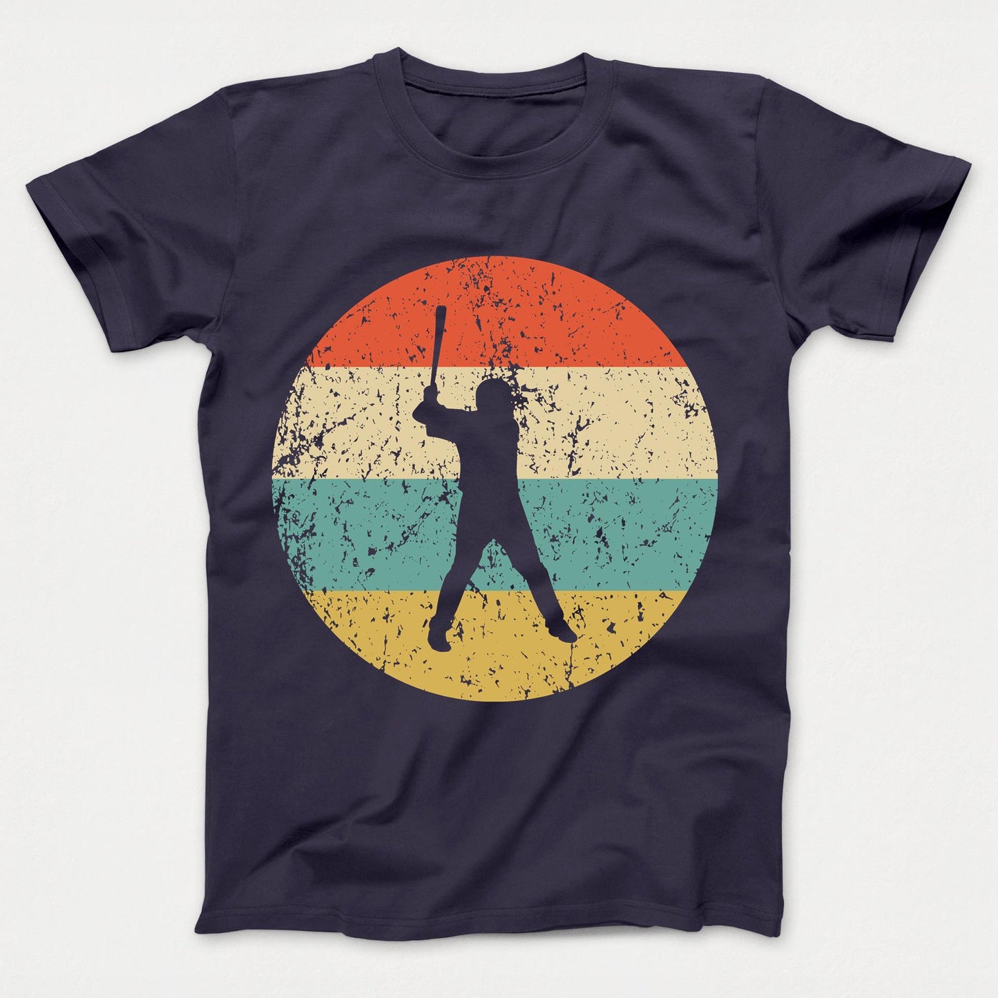 Baseball Shirt - Vintage Retro Baseball Player Kids T-Shirt
