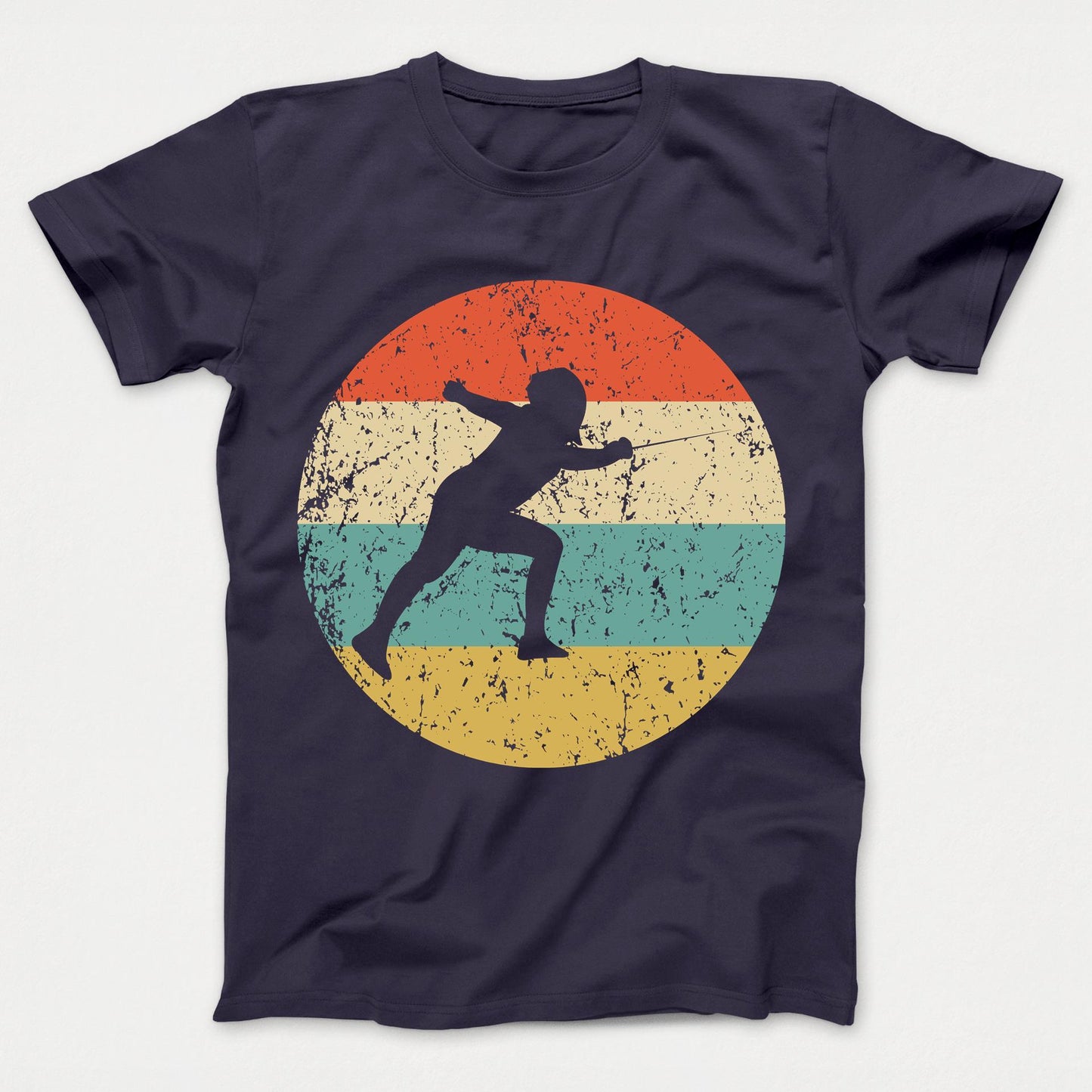 Fencing Shirt - Vintage Retro Fencer Kids T-Shirt