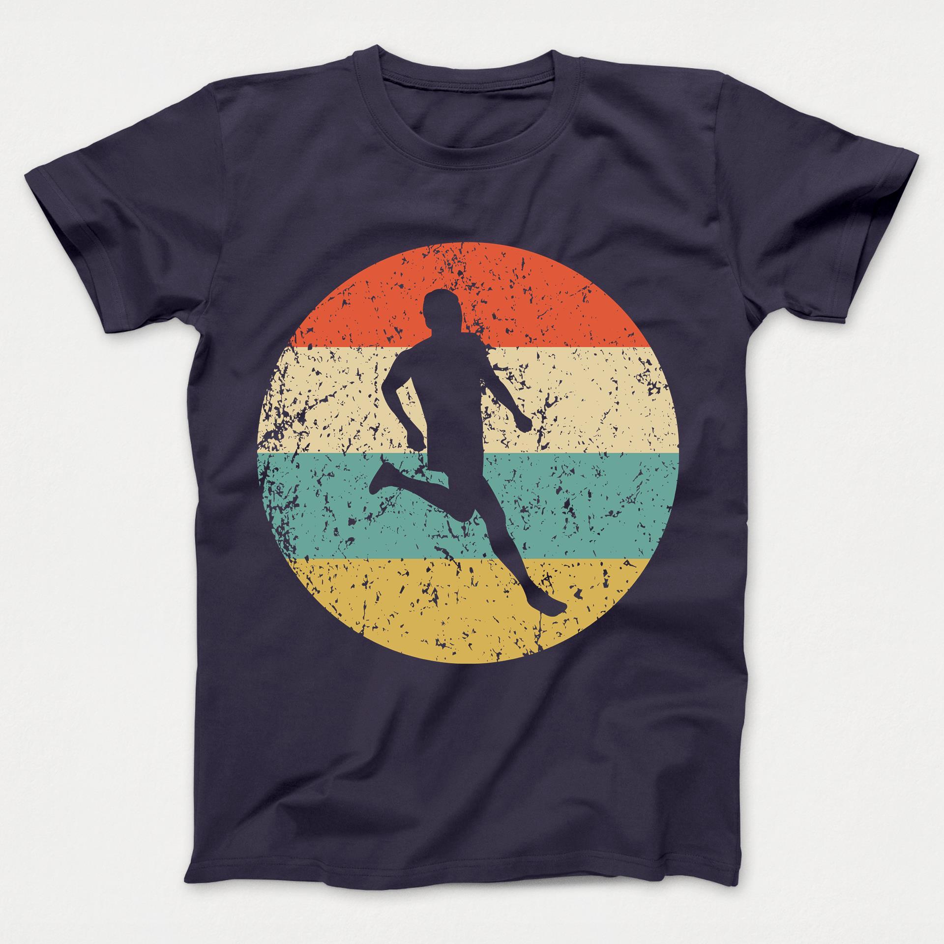 Running Shirt - Vintage Retro Runner Kids T-Shirt