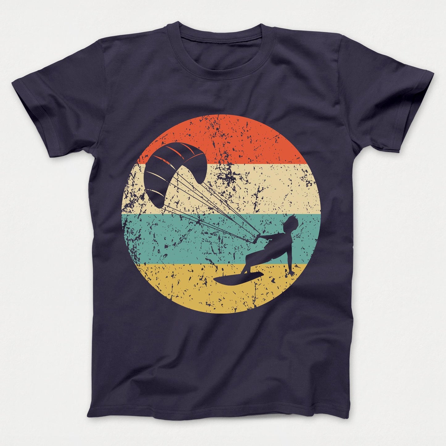 Kite Surfing Shirt - Vintage Retro Kite Surfer Kids T-Shirt