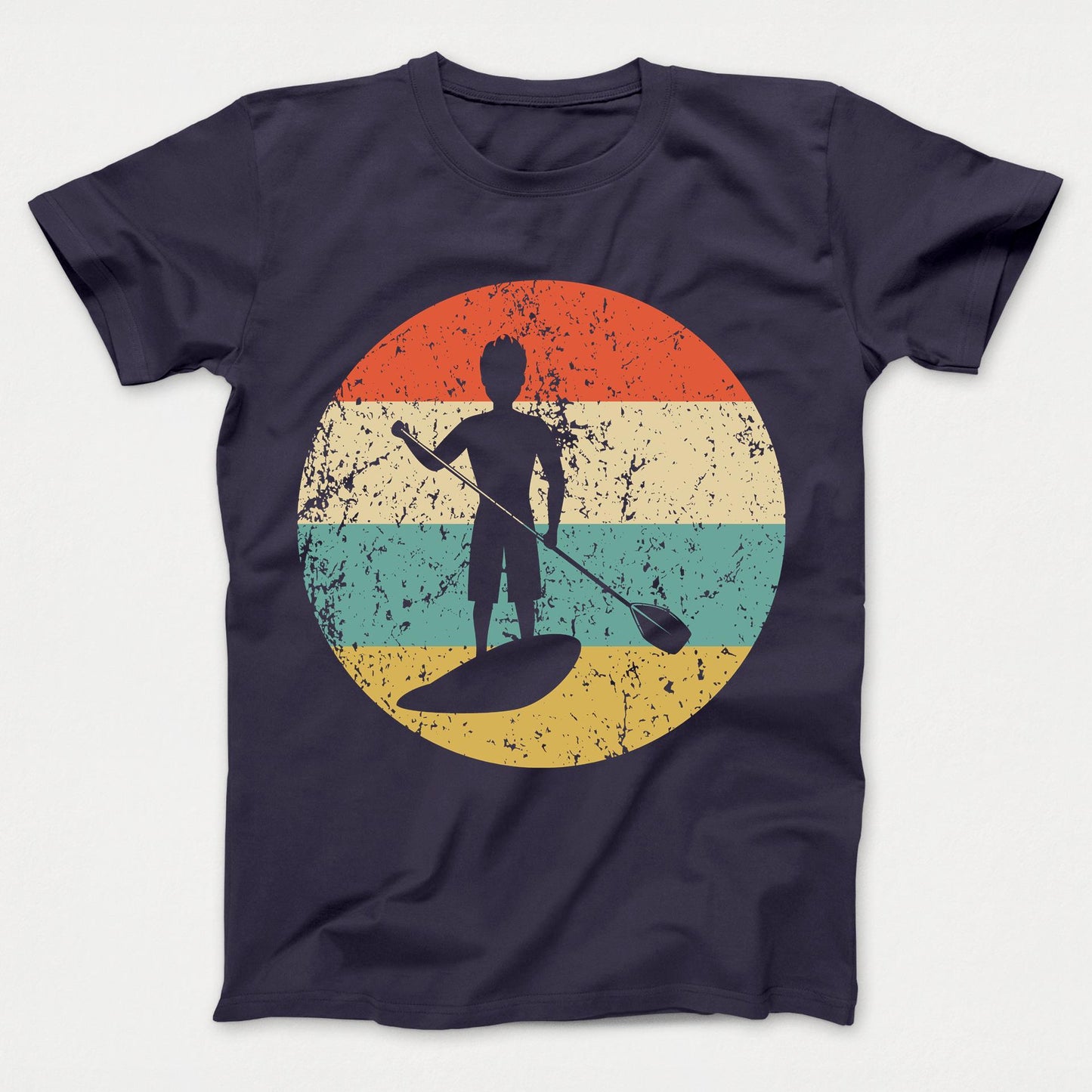 Paddleboarding Shirt - Vintage Retro Paddleboard Kids T-Shirt