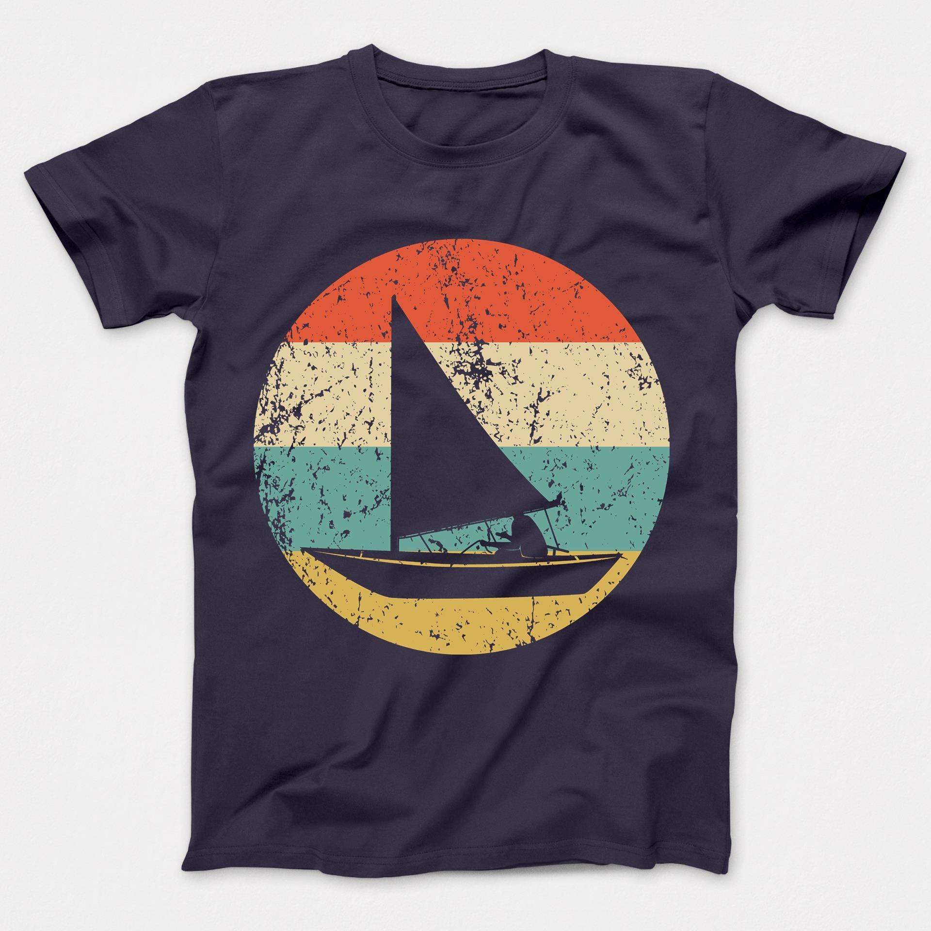 Sailing Shirt - Vintage Retro Sail Boat Kids T-Shirt