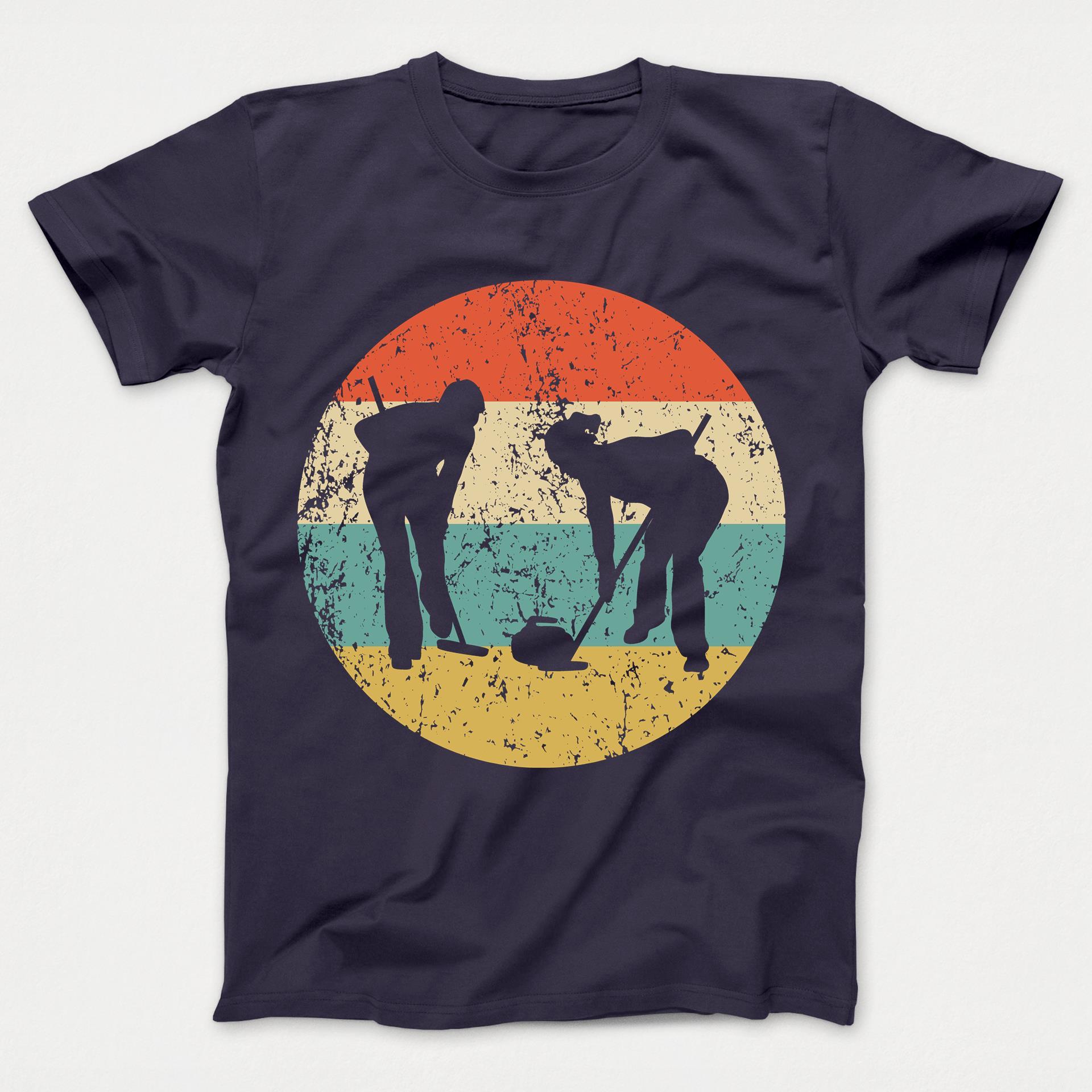 Curling Shirt - Vintage Retro Curler Kids T-Shirt