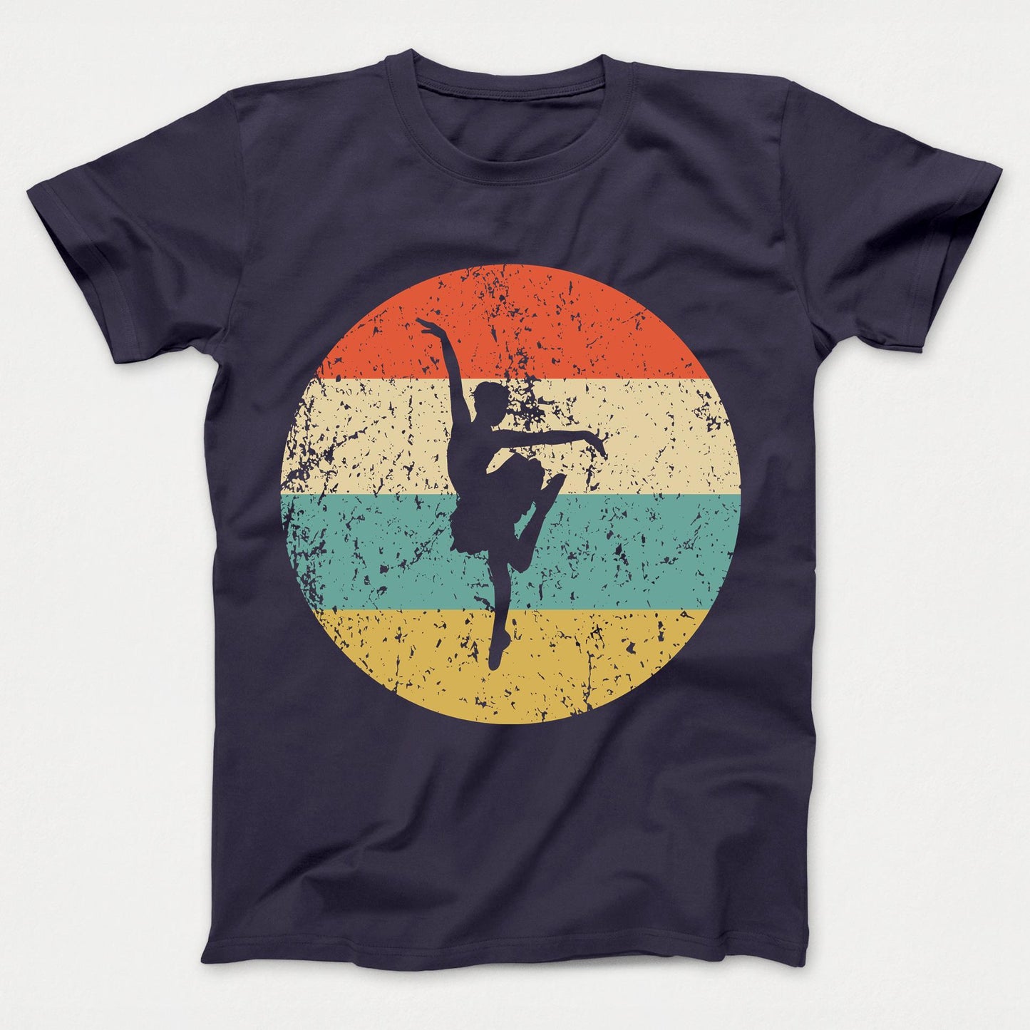 Ballet Shirt - Vintage Retro Ballerina Kids T-Shirt