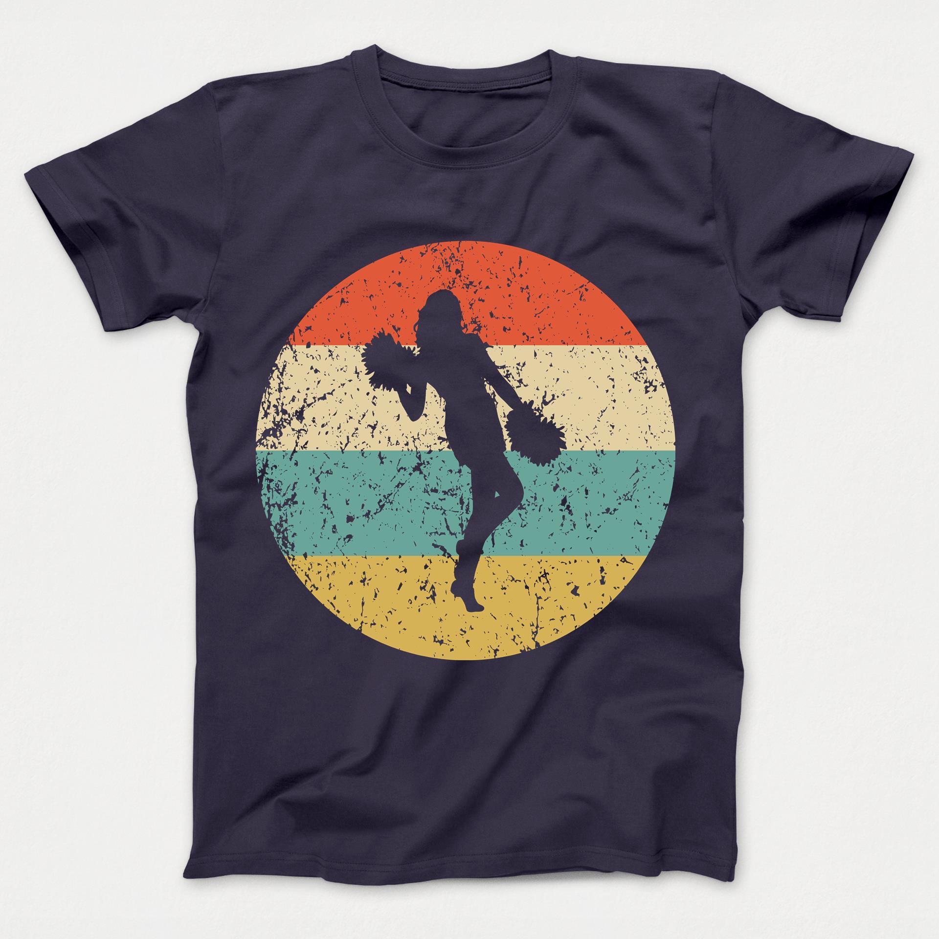 Cheerleading Shirt - Vintage Retro Cheerleader Kids T-Shirt