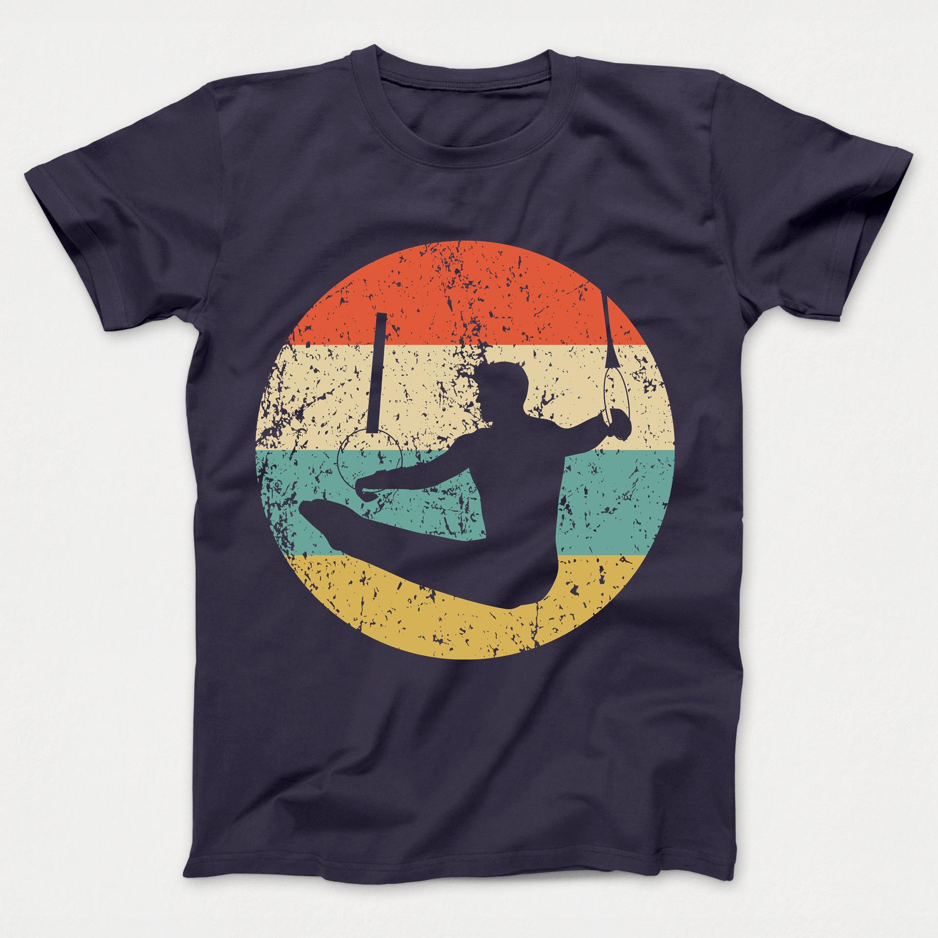 Gymnastics Shirt - Vintage Retro Gymnast Kids T-Shirt