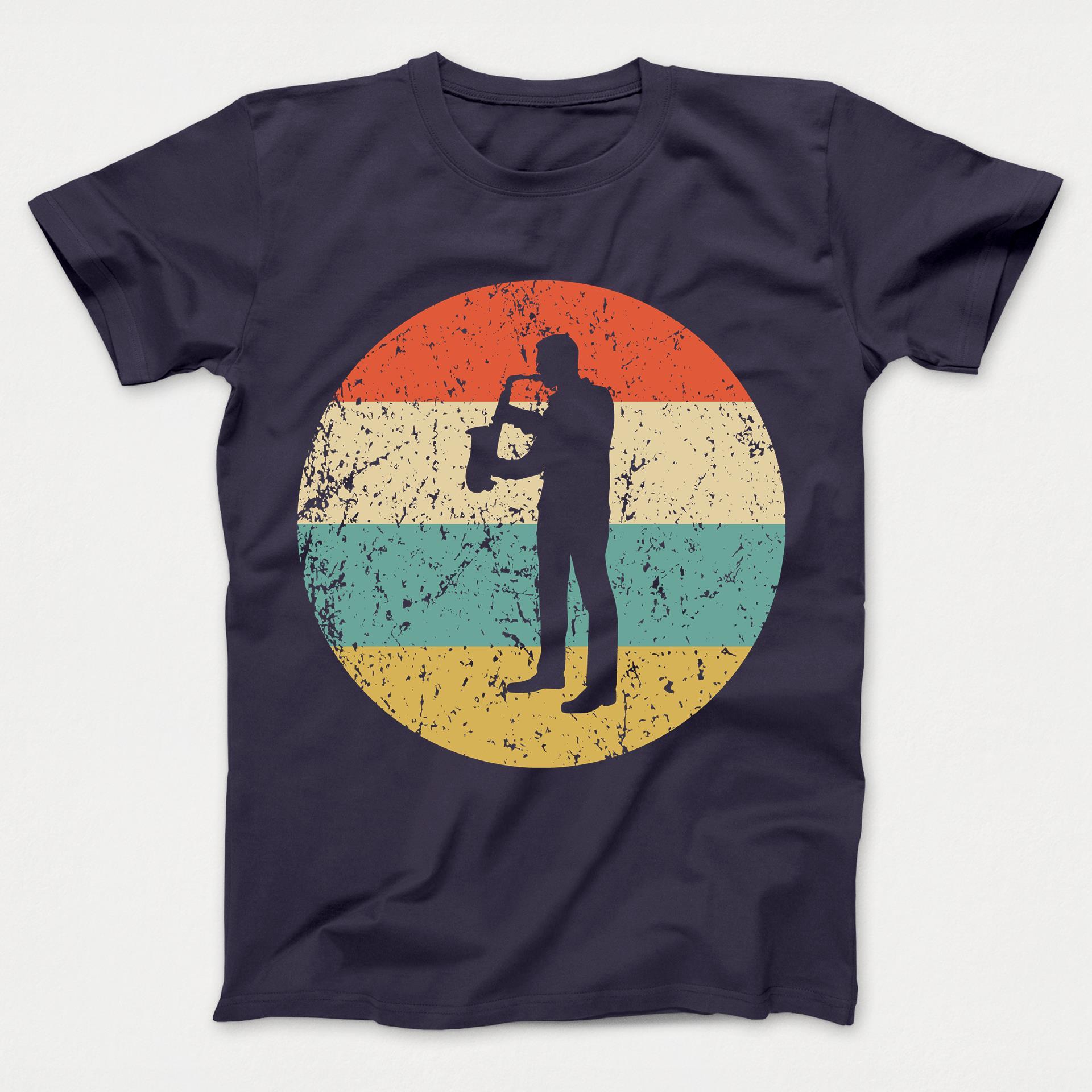 Saxophone Shirt - Vintage Retro Music Kids T-Shirt