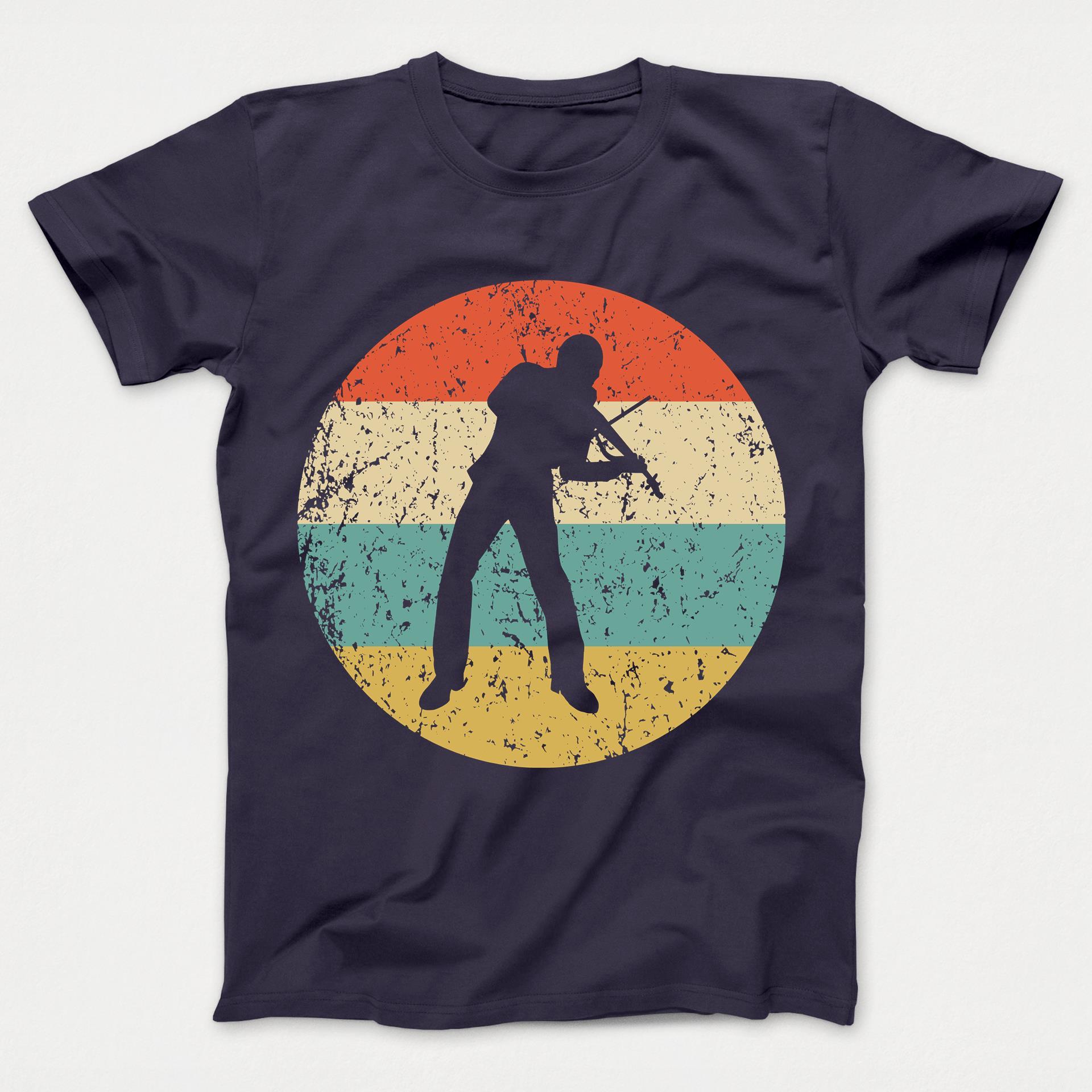 Violin Shirt - Vintage Retro Music Kids T-Shirt