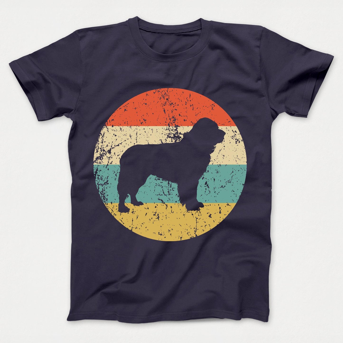 Newfoundland Shirt - Vintage Retro Newfie Dog Kids T-Shirt