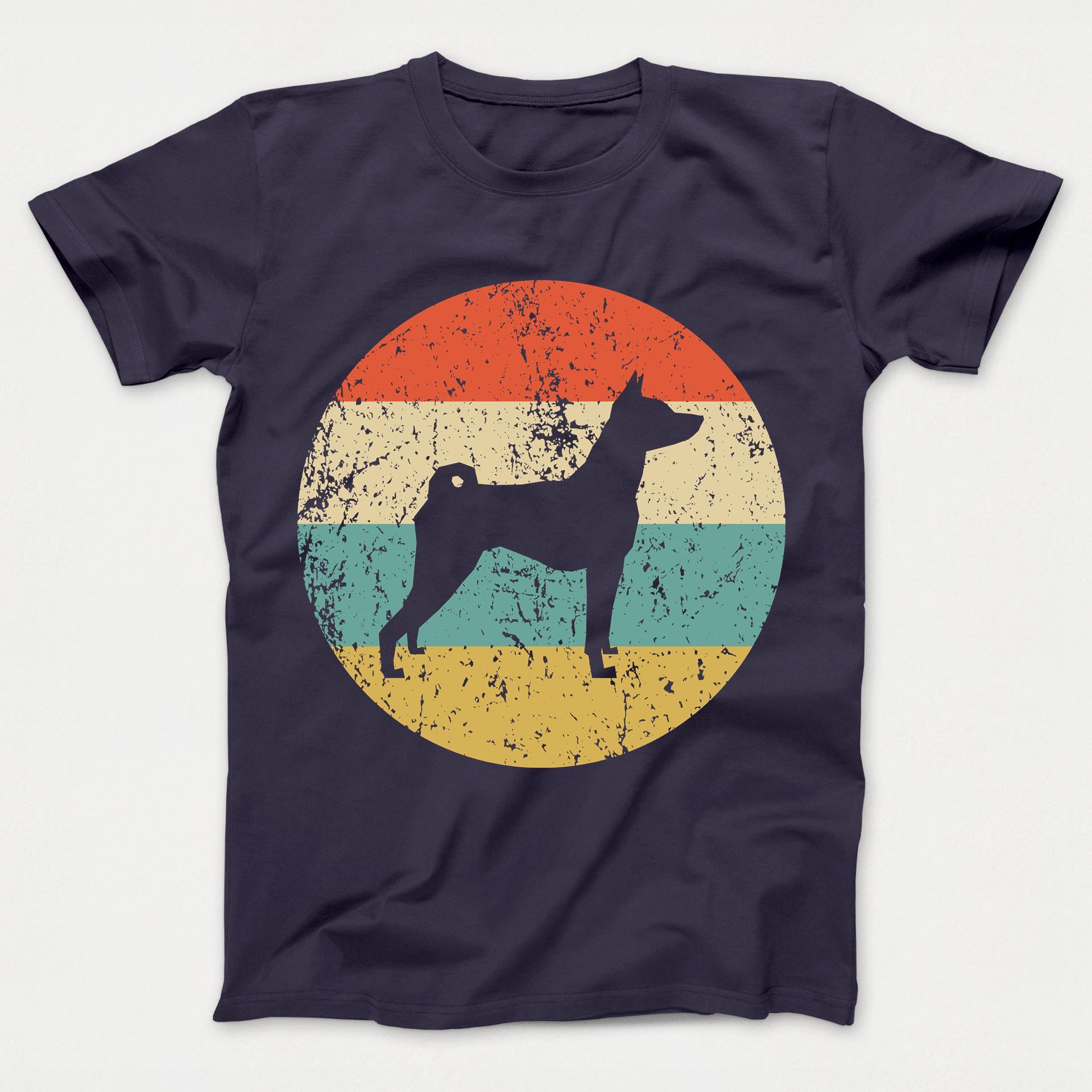 Basenji Shirt - Vintage Retro Basenji Dog Kids T-Shirt