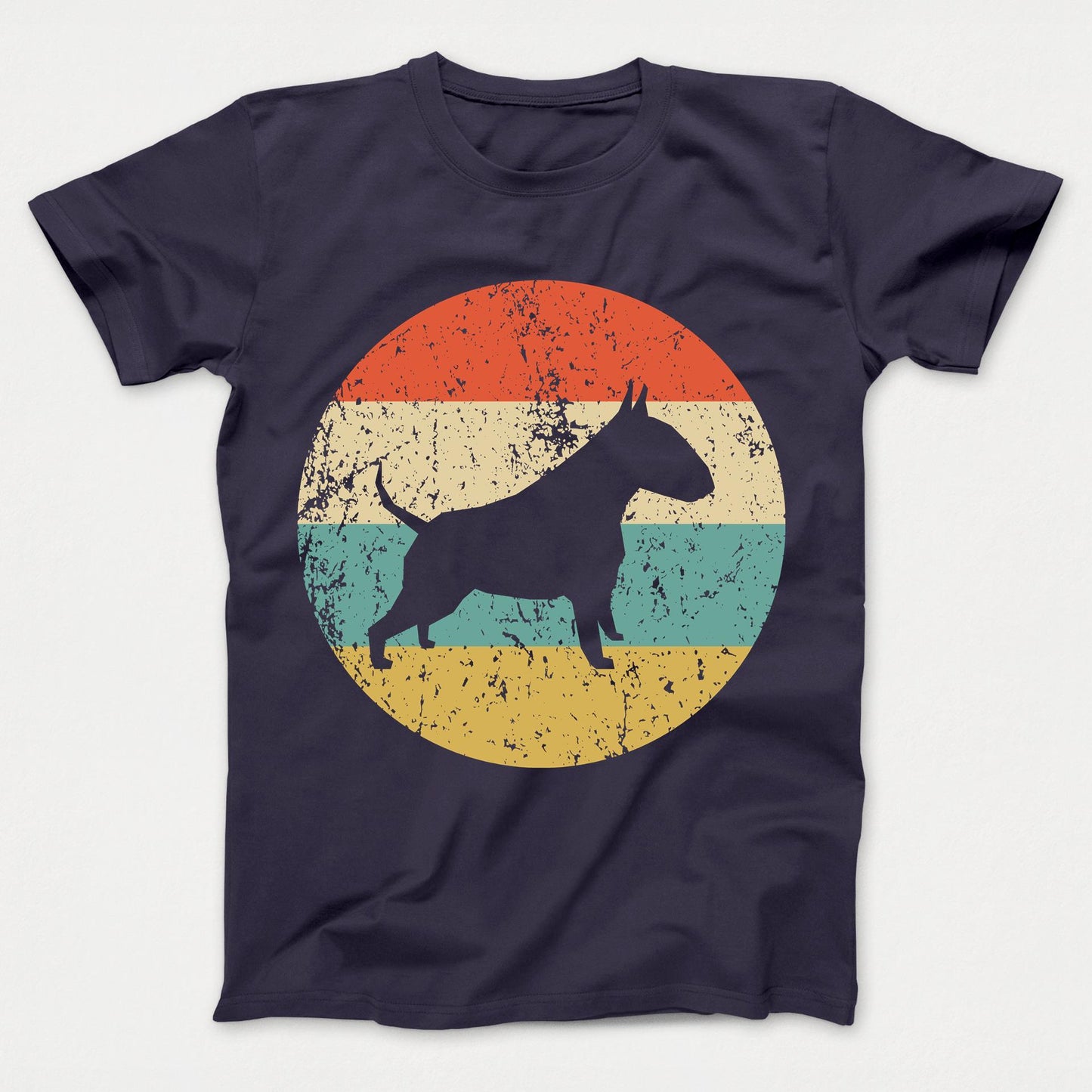 Bull Terrier Shirt - Vintage Retro Bull Terrier Dog Kids T-Shirt