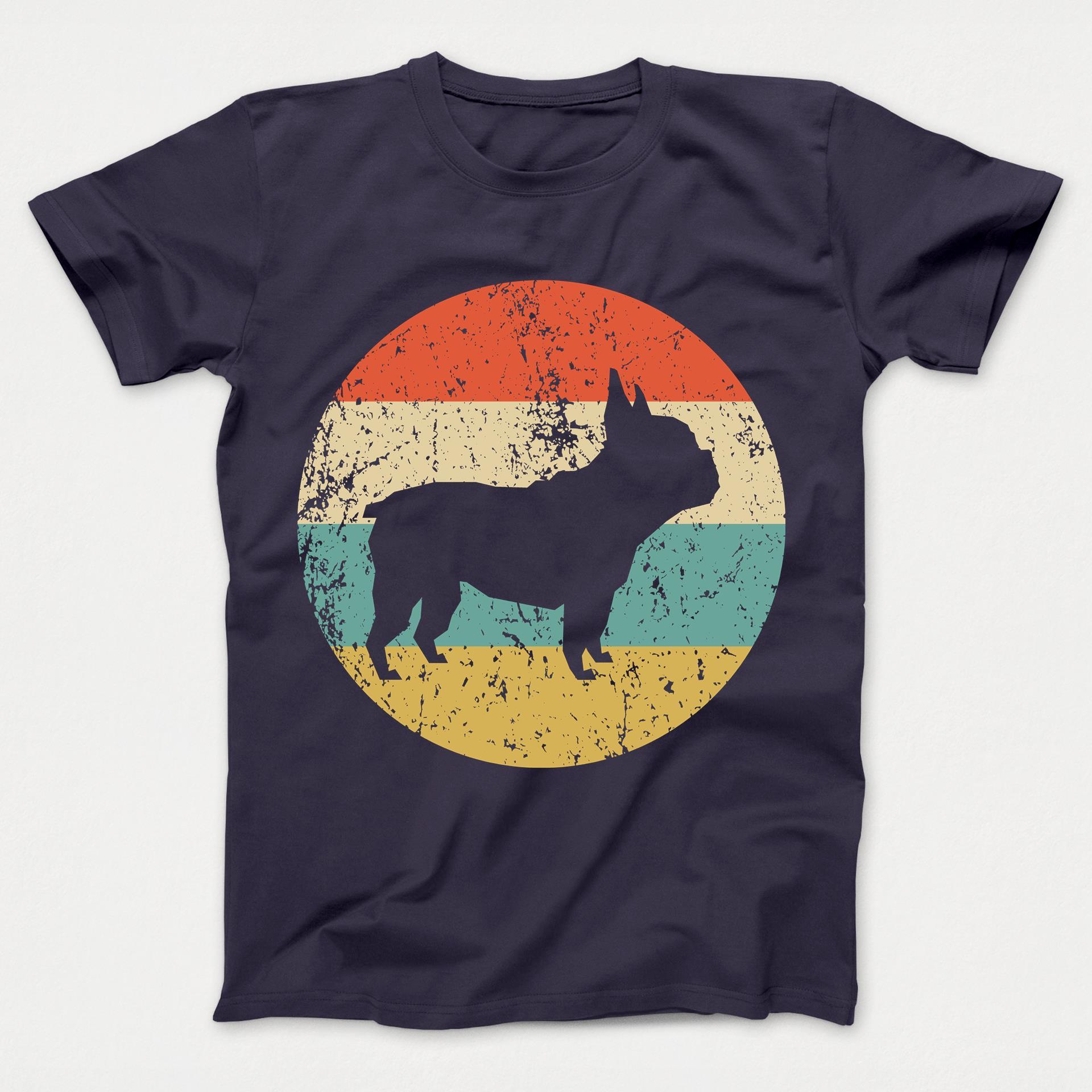 French Bulldog Shirt - Retro French Bulldog Dog Kids T-Shirt