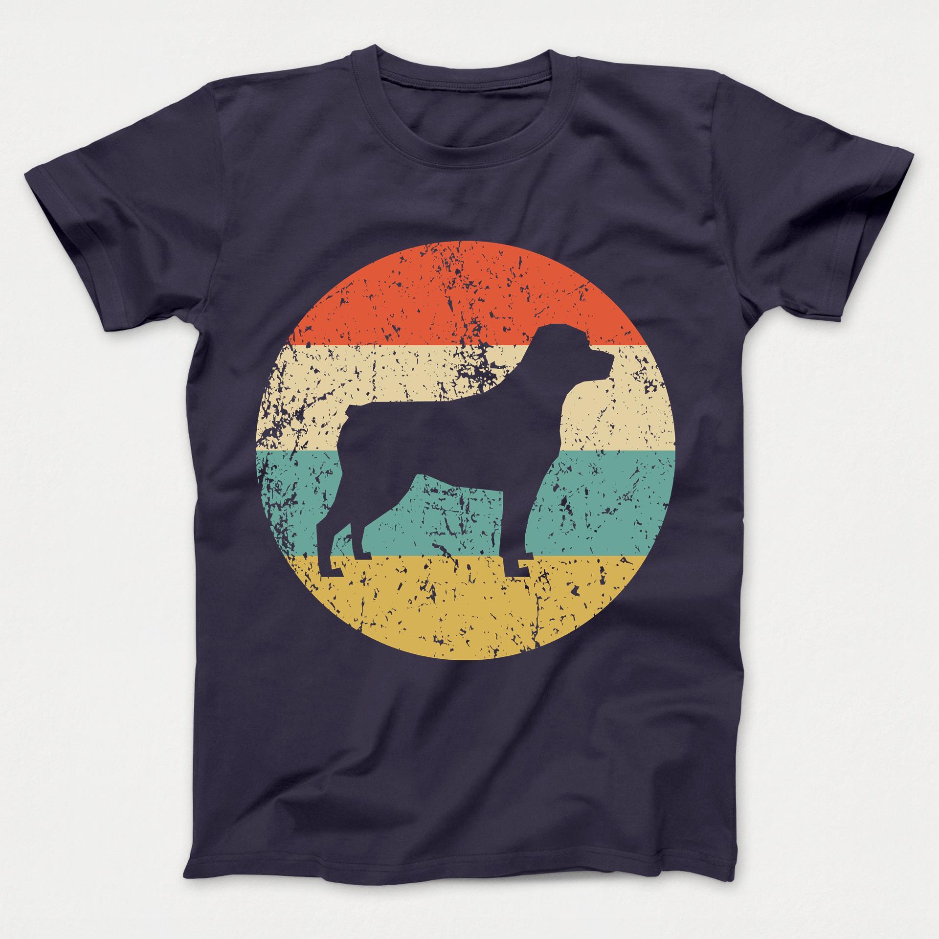 Rottweiler Shirt - Vintage Retro Rottweiler Dog Kids T-Shirt