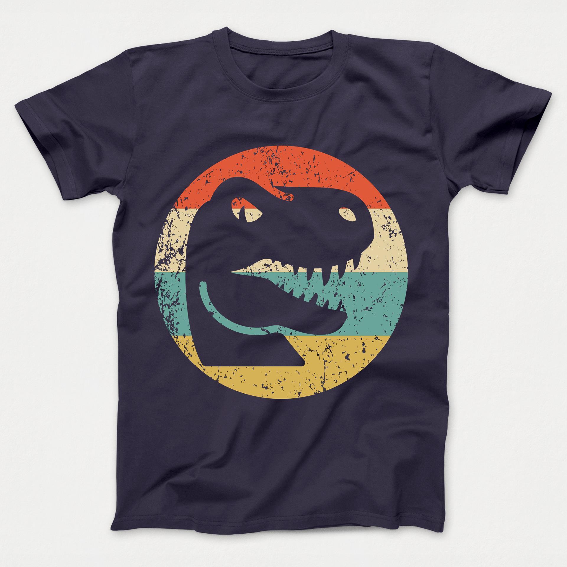 Tyrannosaurus Rex T Rex Retro Style Dinosaur Kids T-Shirt