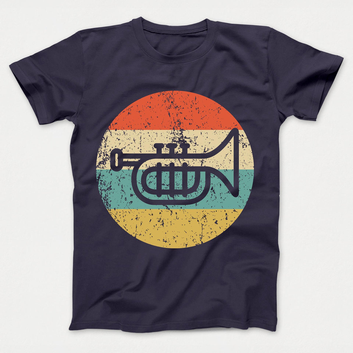Trumpet Retro Style Music Kids T-Shirt