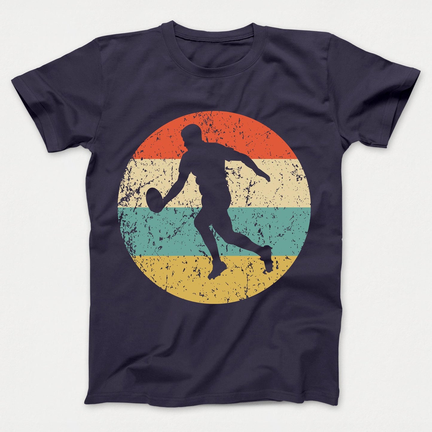 Rugby Player Retro Style Sports Kids T-Shirt