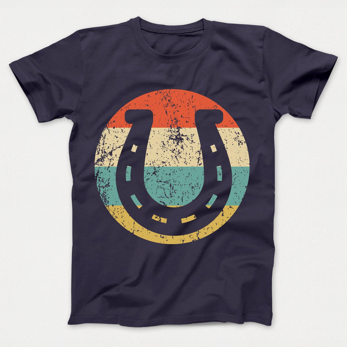 Horseshoe Retro Style Lucky Kids T-Shirt