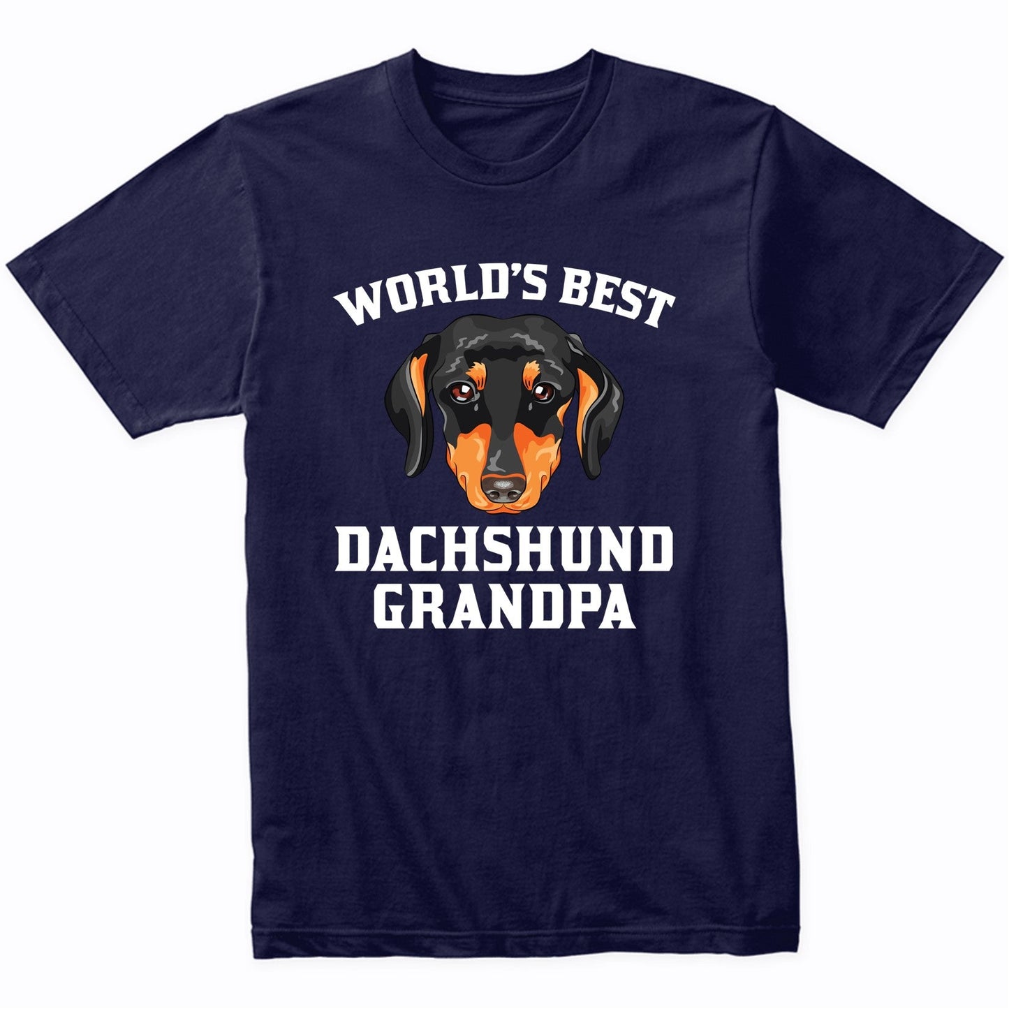 World's Best Dachshund Grandpa Dog Graphic T-Shirt