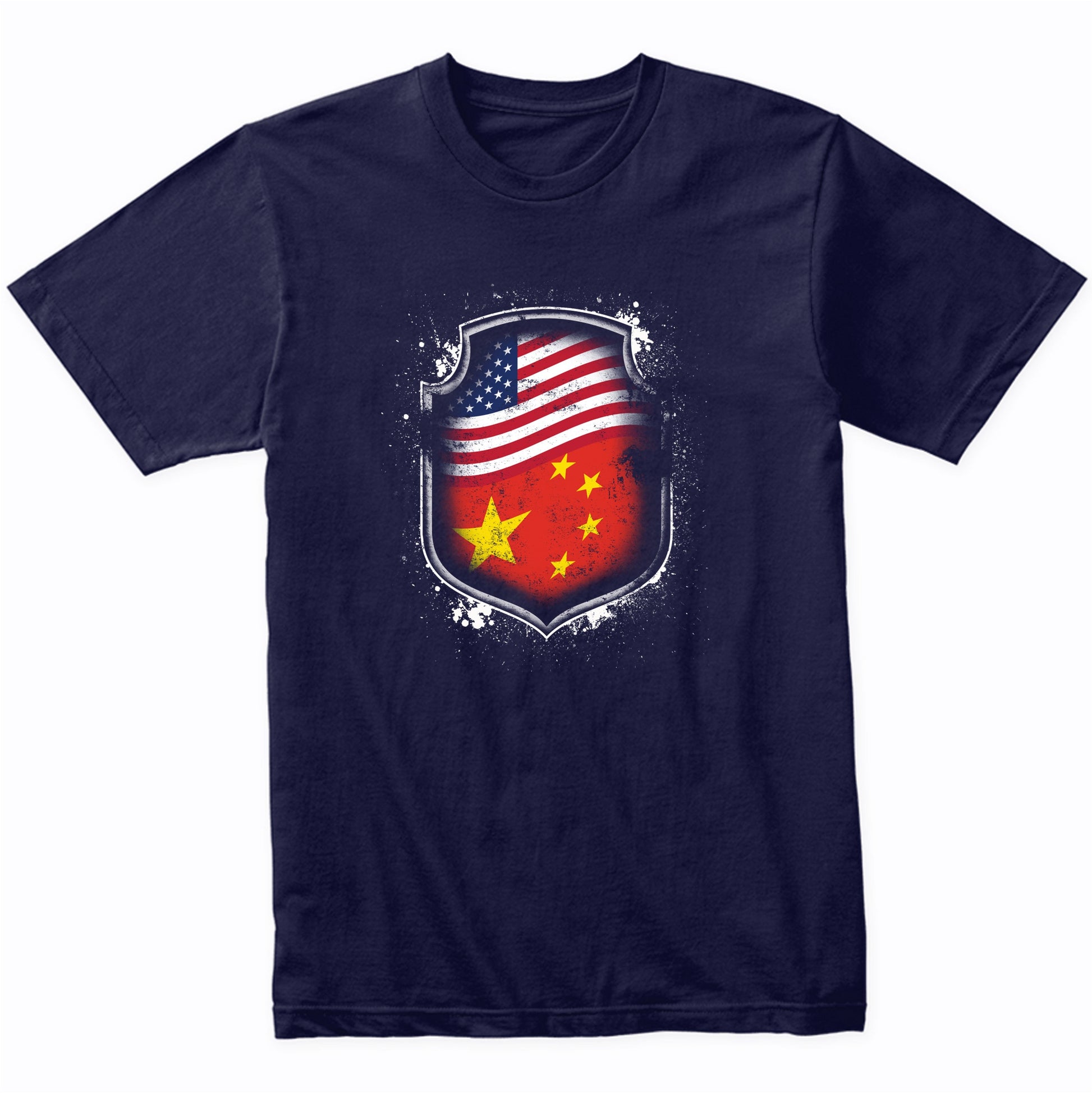 Chinese American Shirt Flags Of China and America T-Shirt