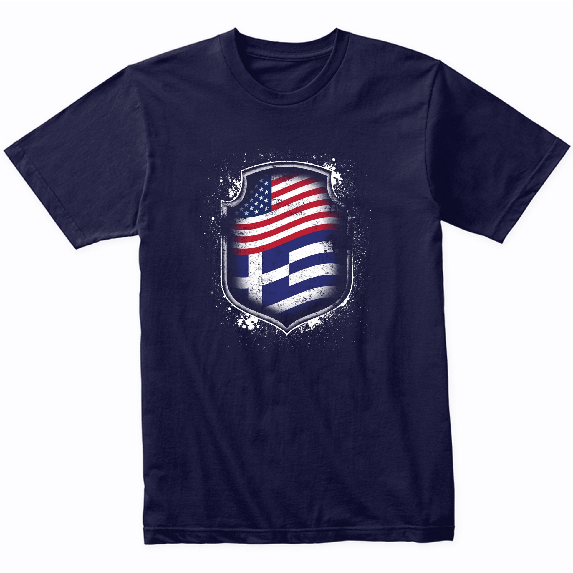 Greek American Shirt Flags Of Greece and America T-Shirt
