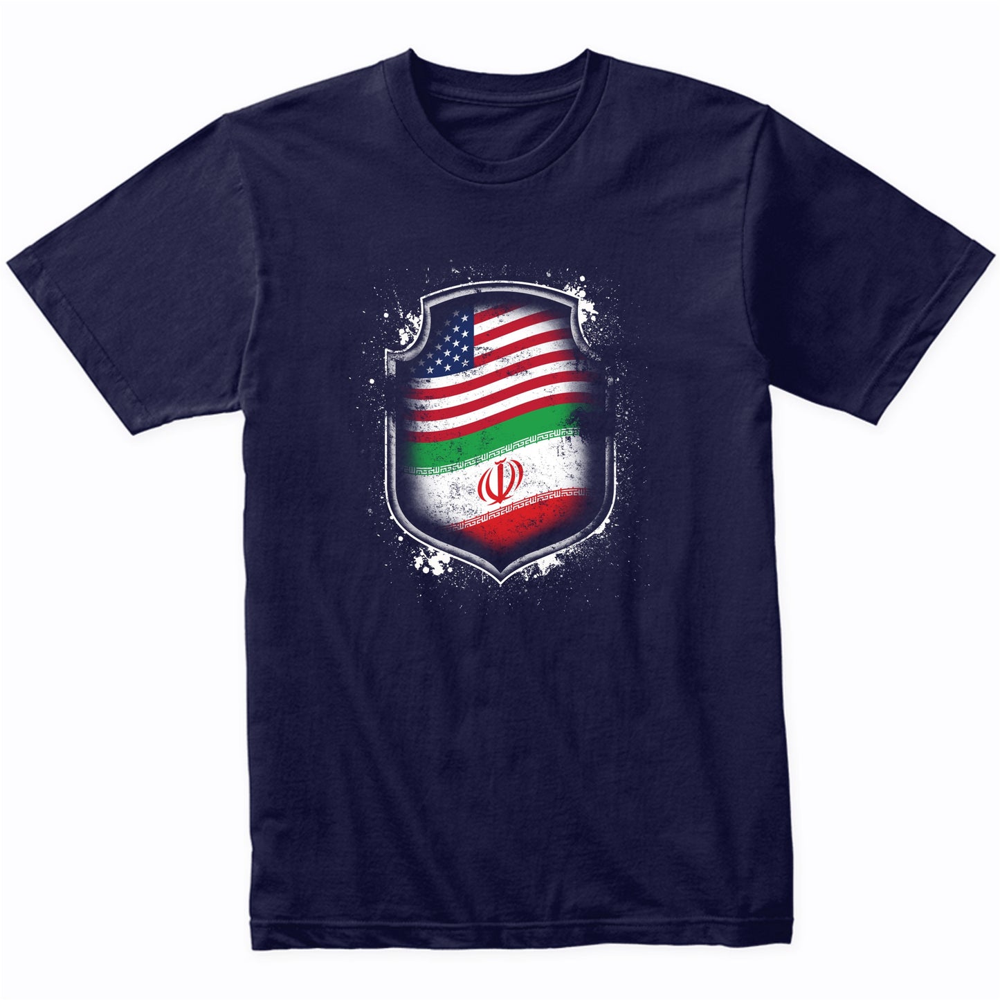 Iranian American Shirt Flags Of Iran and America T-Shirt