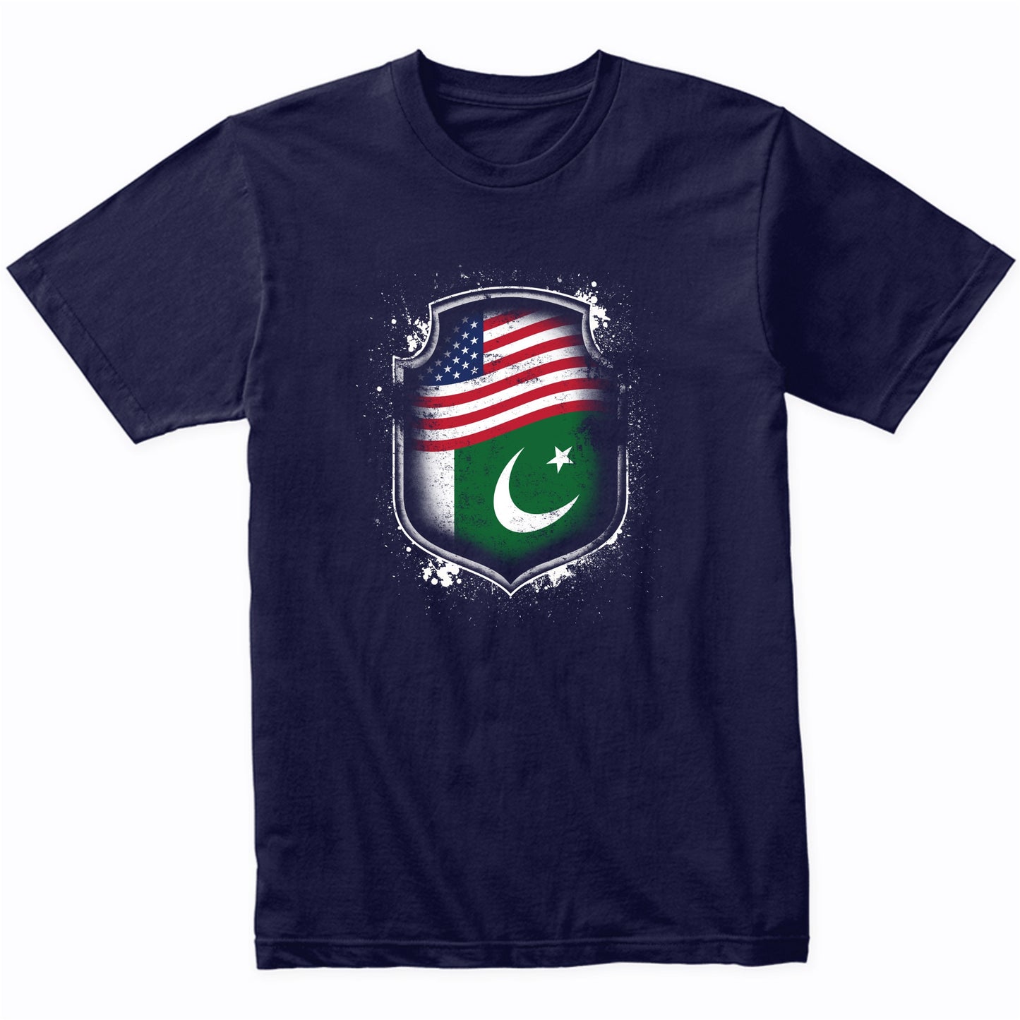 Pakistani American Shirt Flags Of Pakistan and America T-Shirt