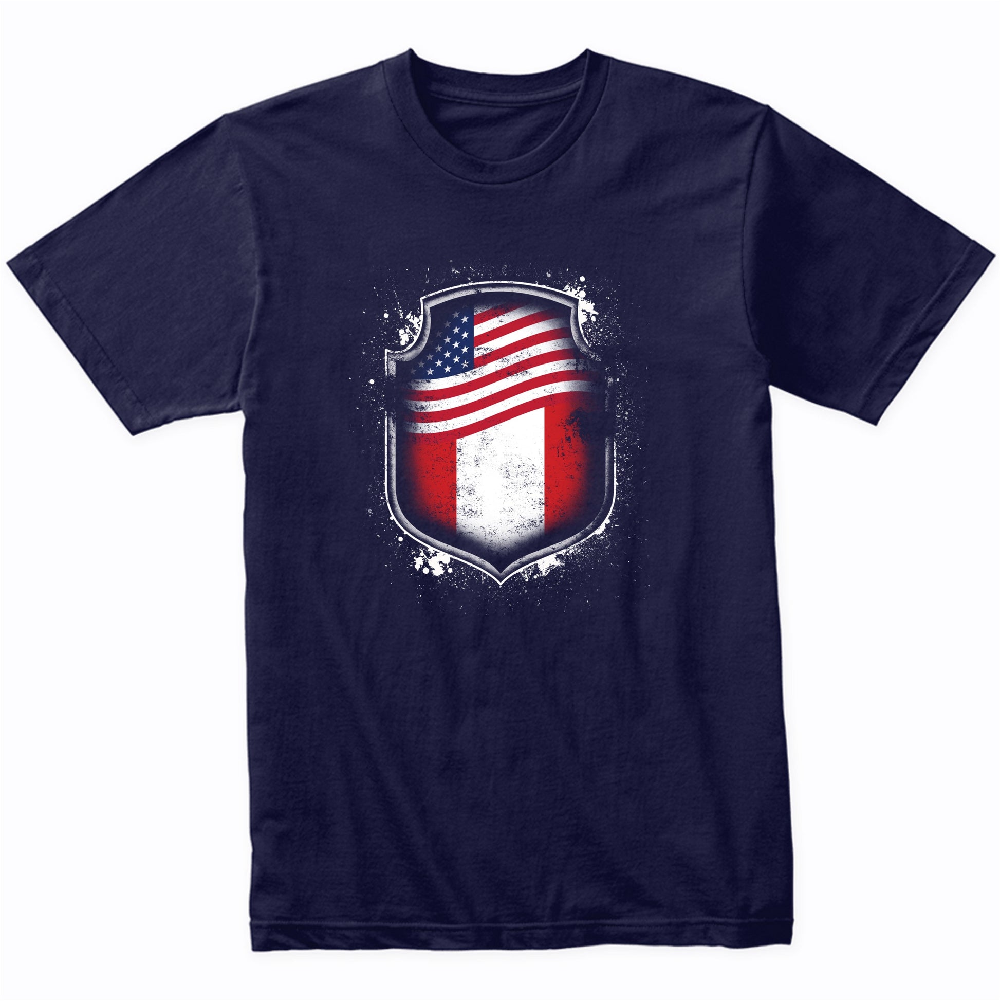 Peruvian American Shirt Flags Of Peru and America T-Shirt