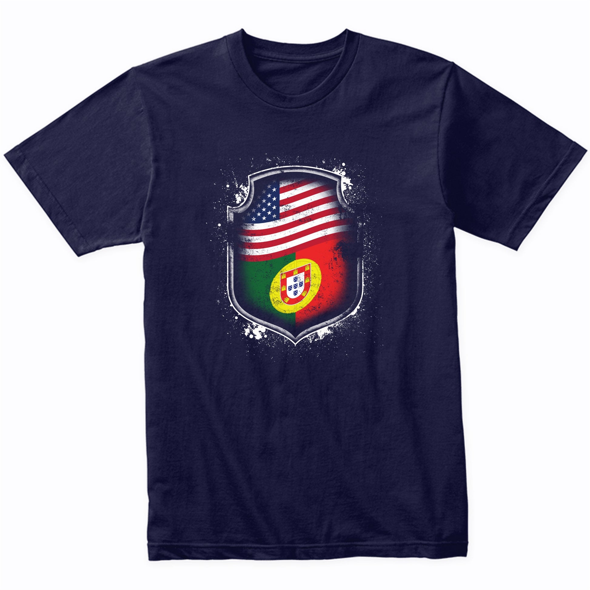 Portuguese American Shirt Flags Of Portugal and America T-Shirt