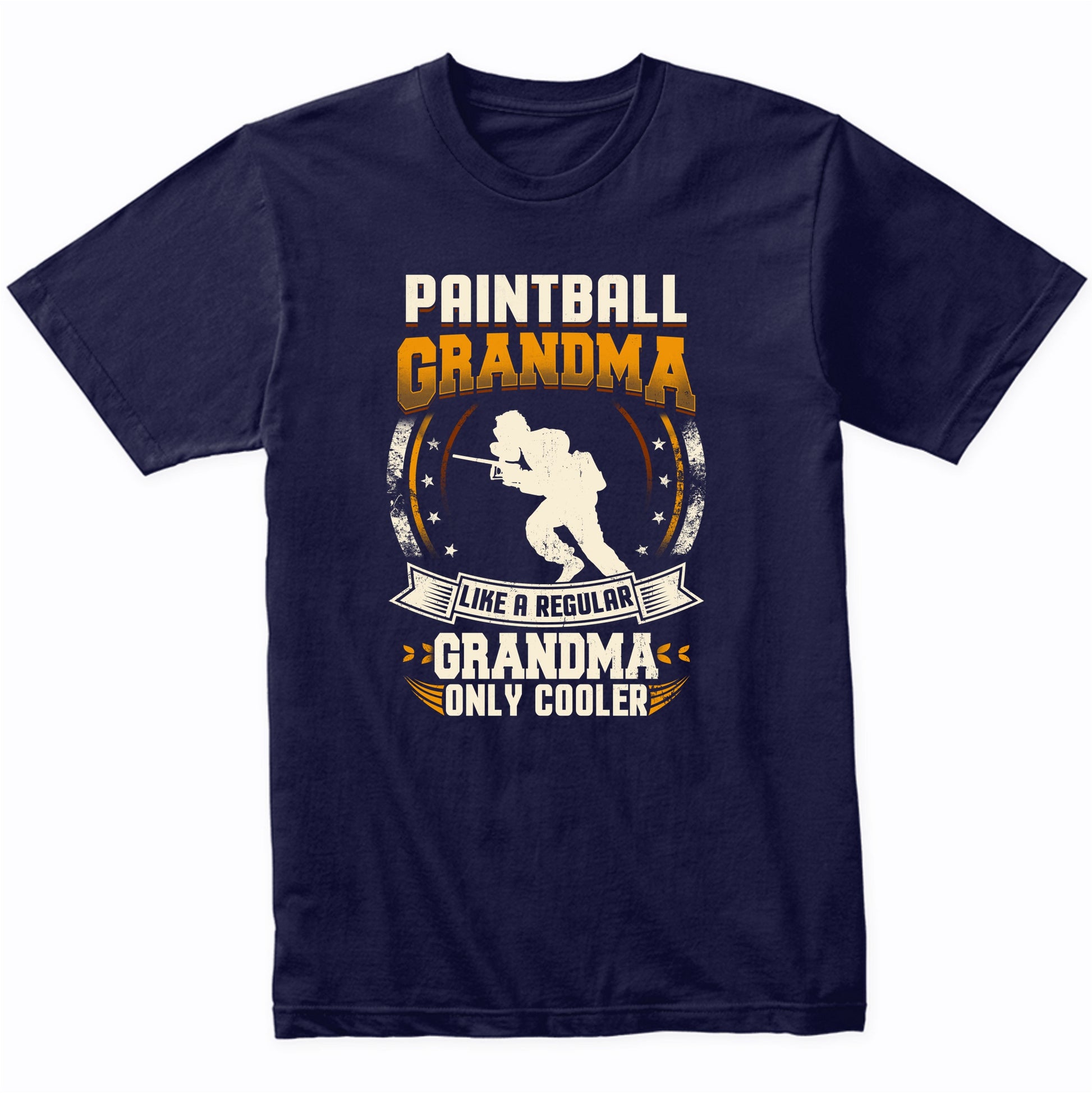 Paintball Grandma Like A Regular Grandma Only Cooler Funny T-Shirt