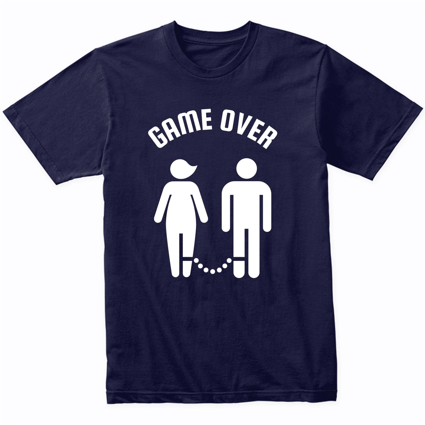Game Over Funny Bachelor Party Groom Shirt