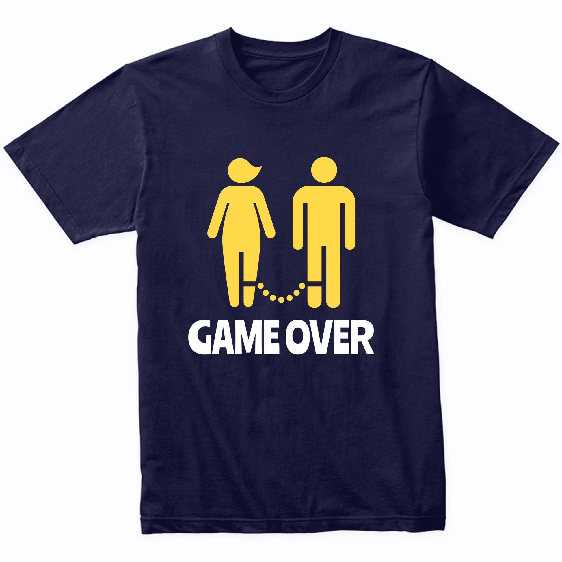 Game Over Funny Bachelor Party Groom Getting Married Shirt