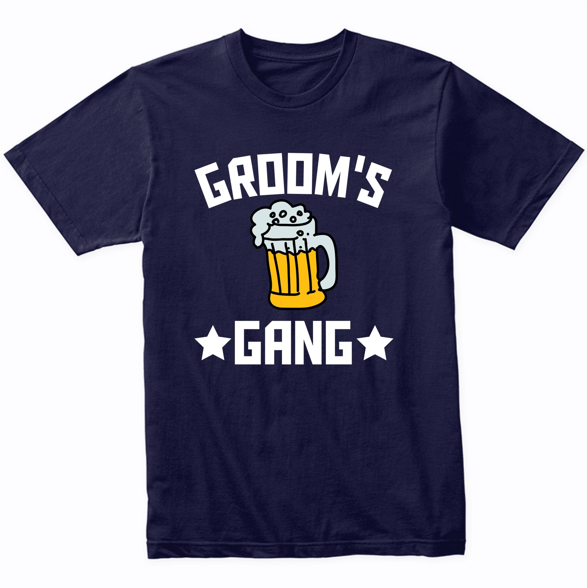 Groom's Gang Beer Bachelor Party Shirt