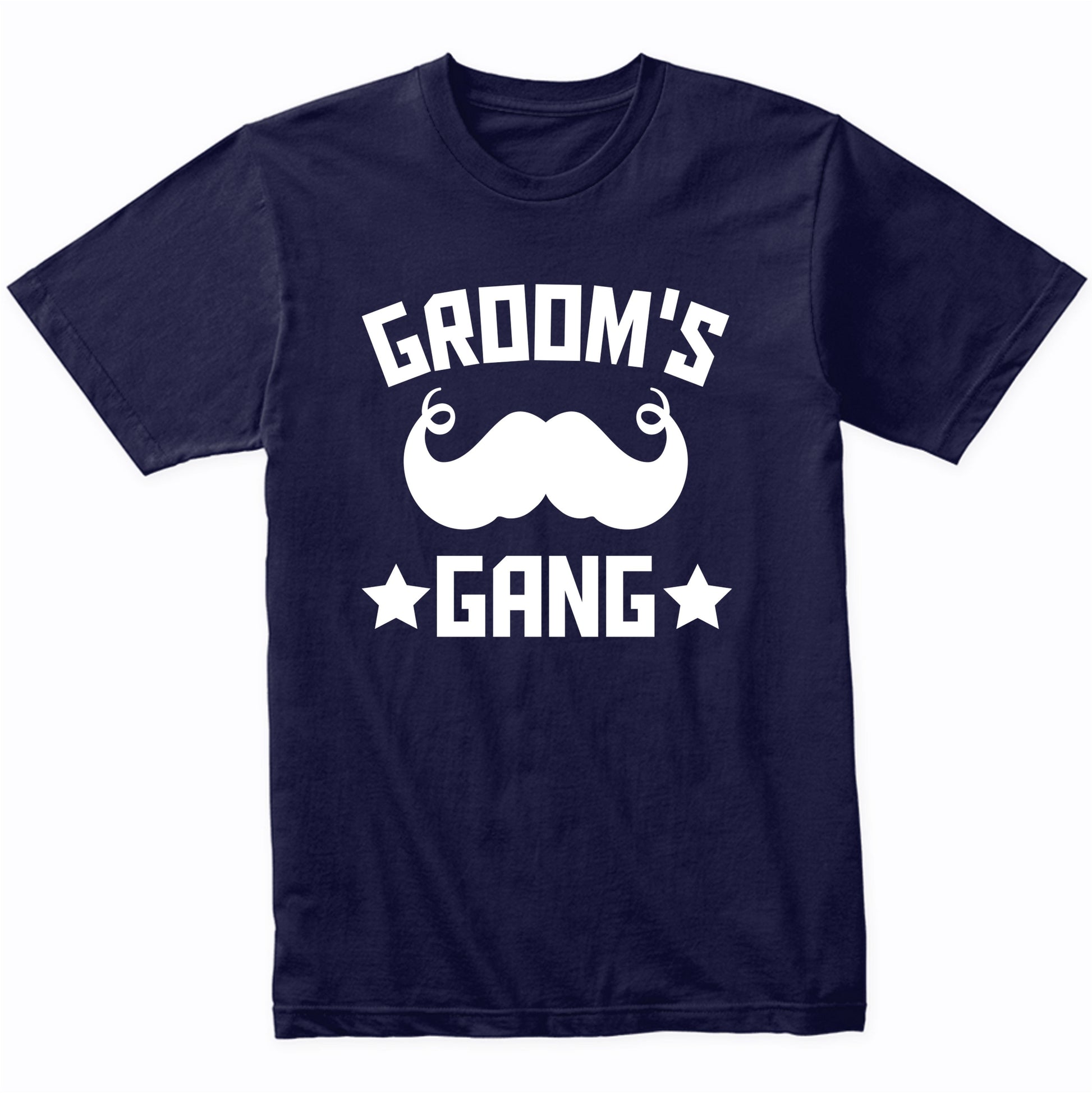 Groom's Gang Mustache Bachelor Party Shirt