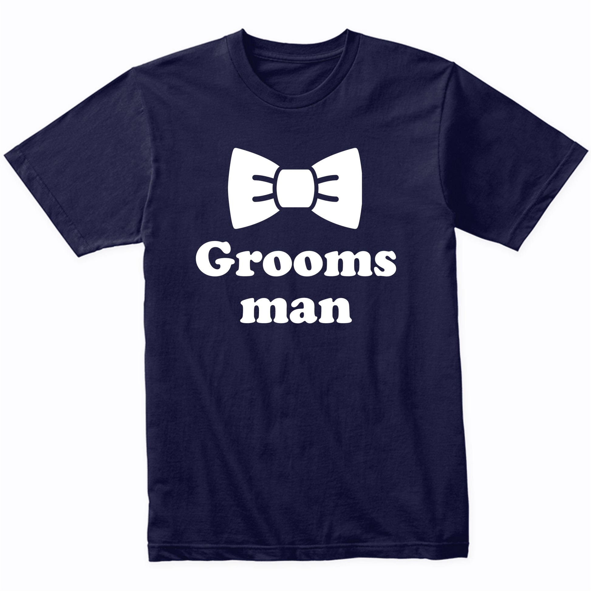 Groomsman Bow Tie Wedding Party Shirt