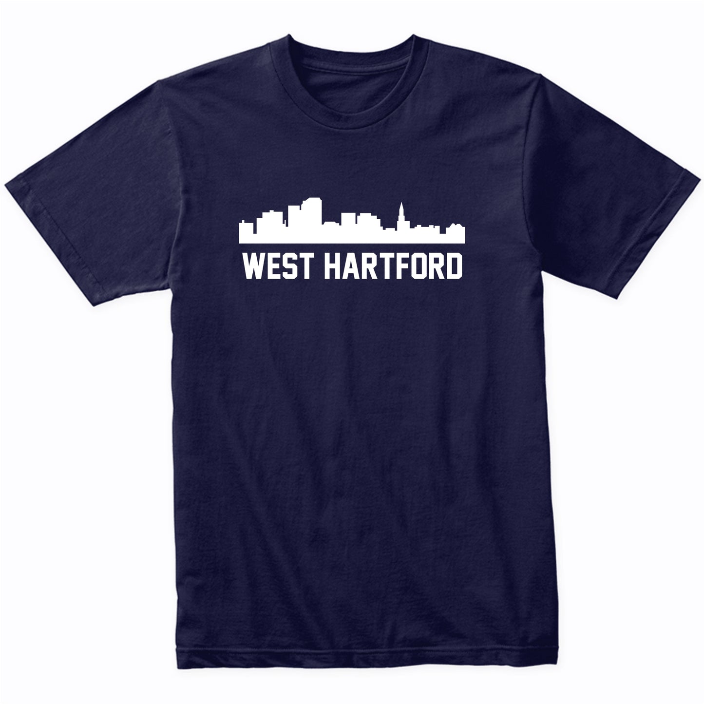 West Hartford Connecticut Skyline Cityscape T-Shirt