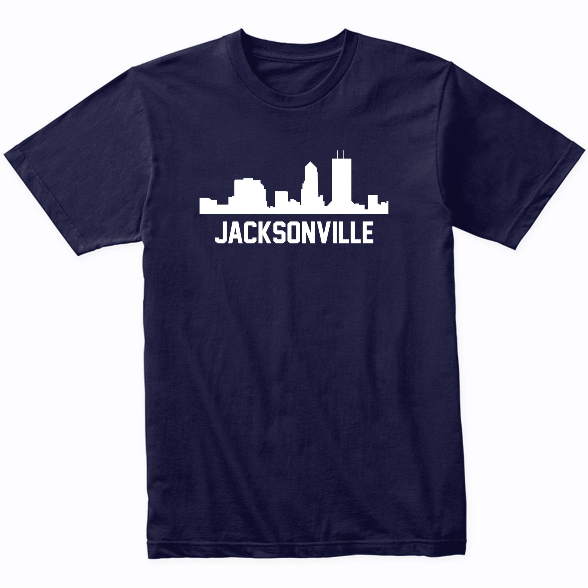 Jacksonville Florida Skyline Cityscape T-Shirt