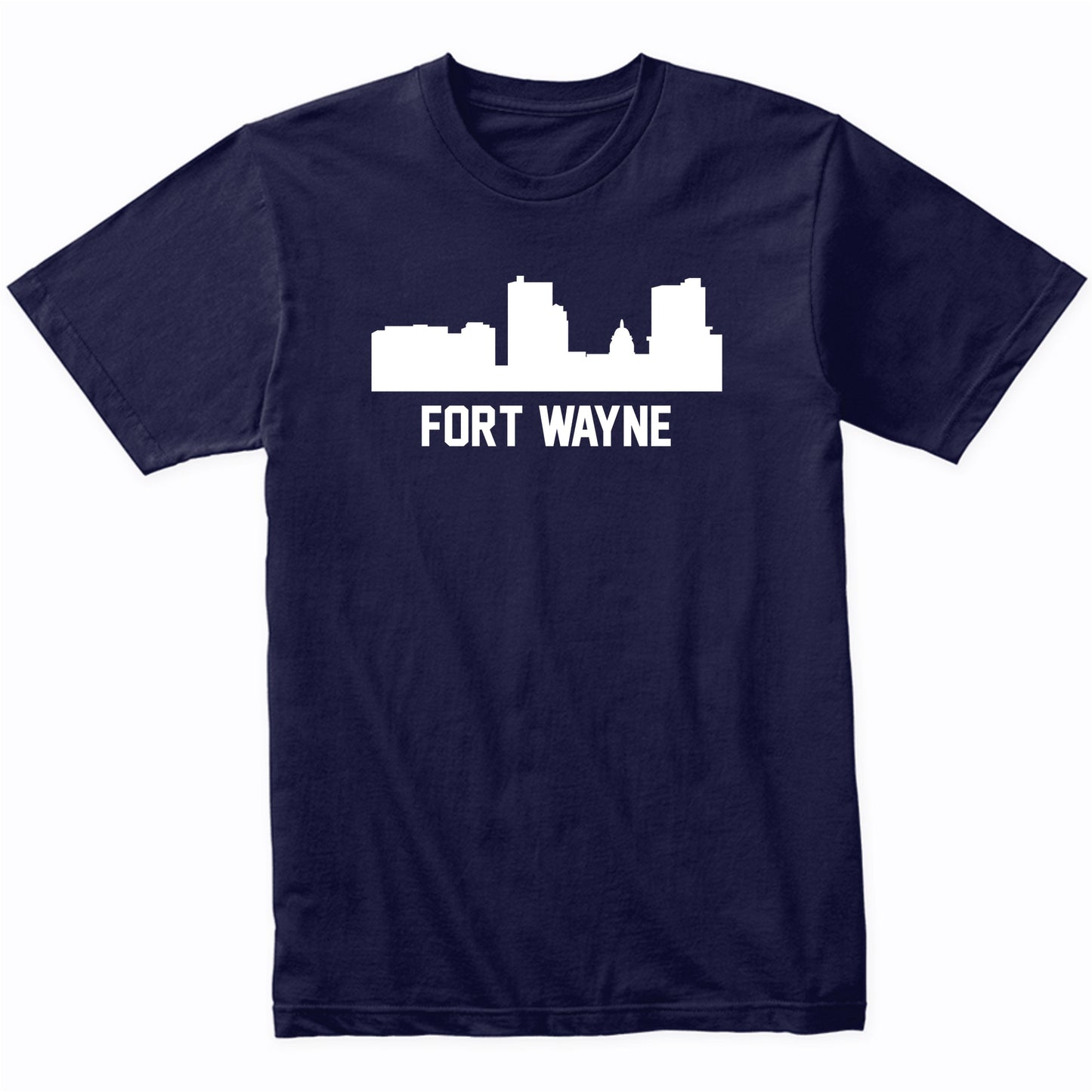 Fort Wayne Indiana Skyline Cityscape T-Shirt