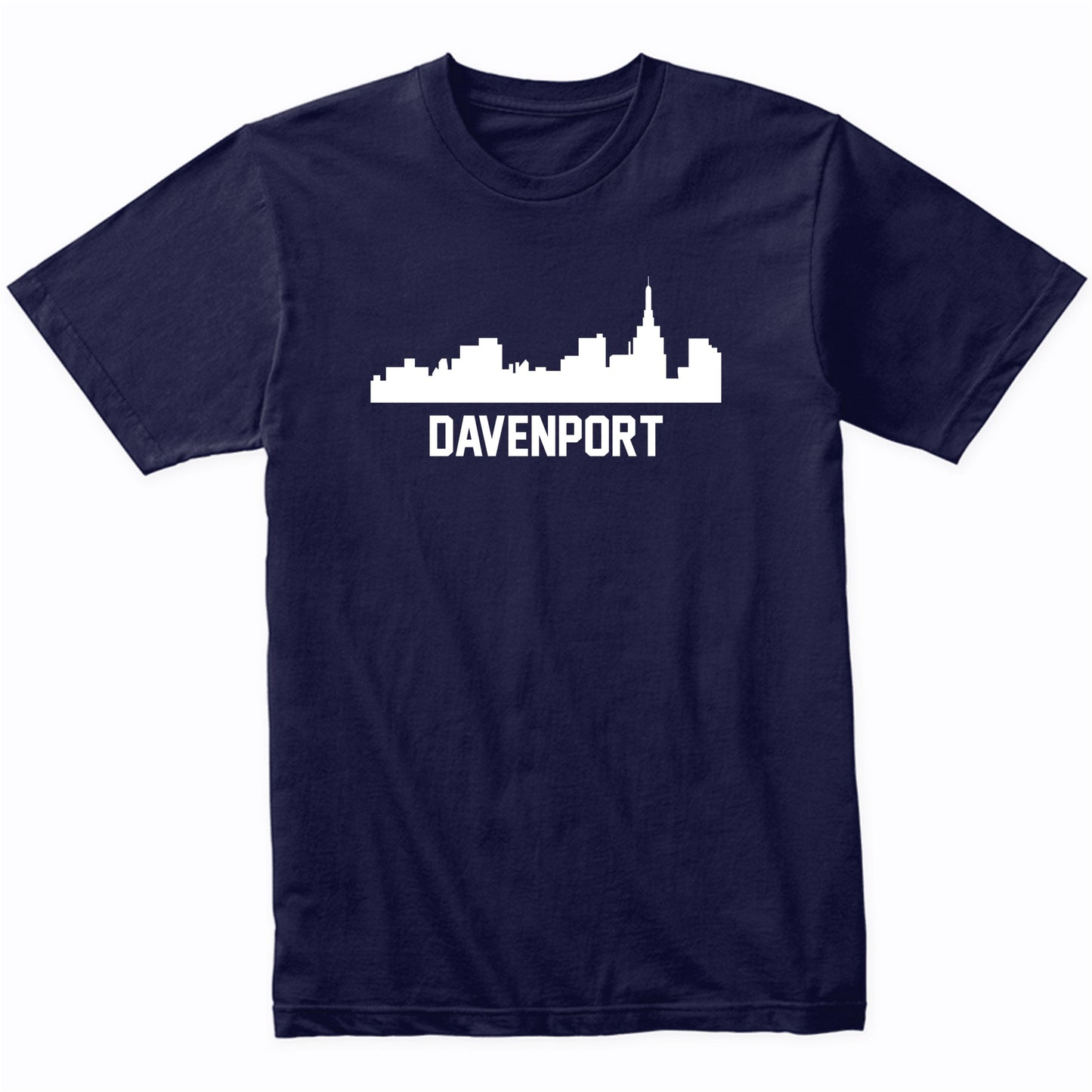 Davenport Iowa Skyline Cityscape T-Shirt