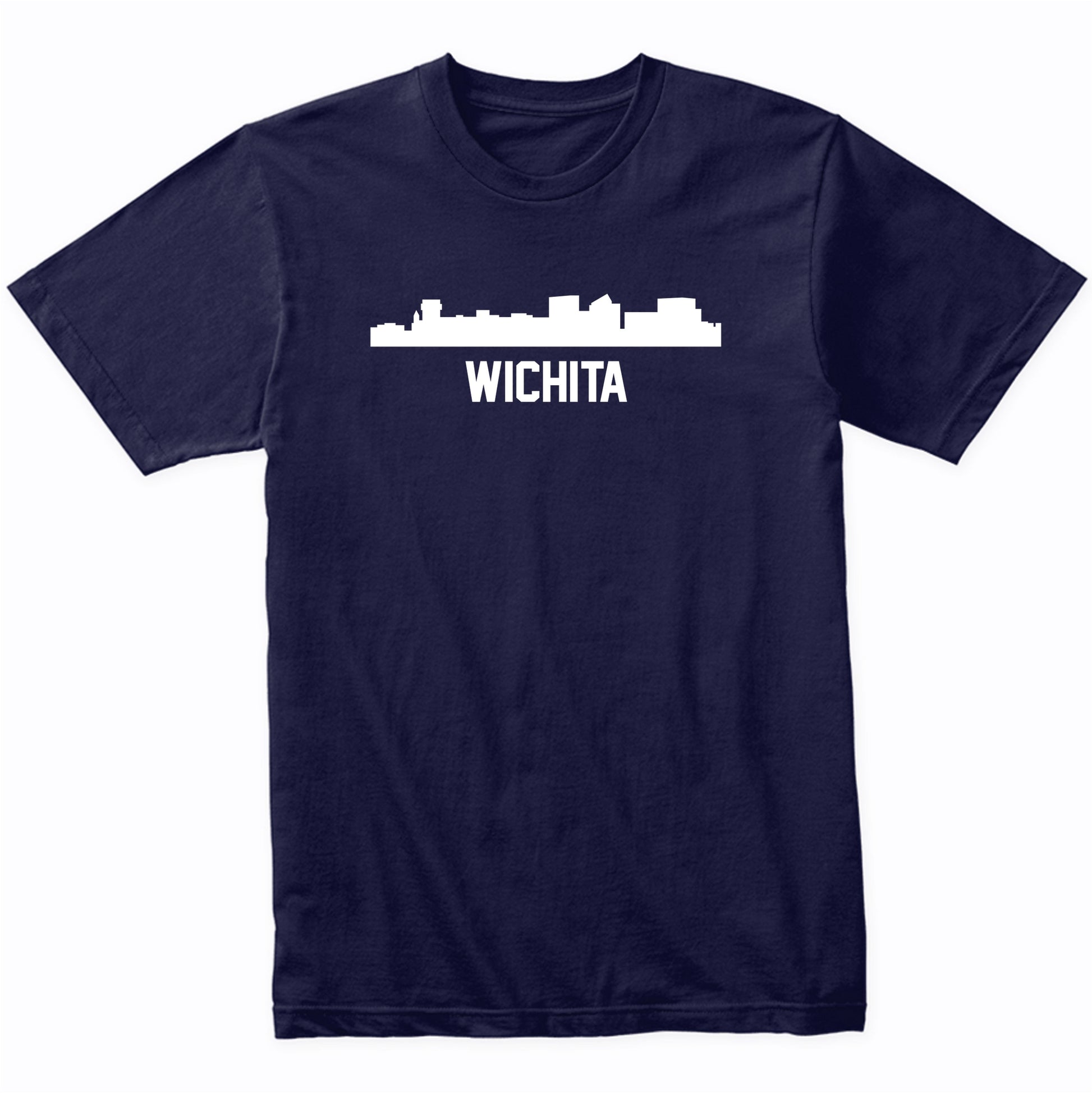 Wichita Kansas Skyline Cityscape T-Shirt