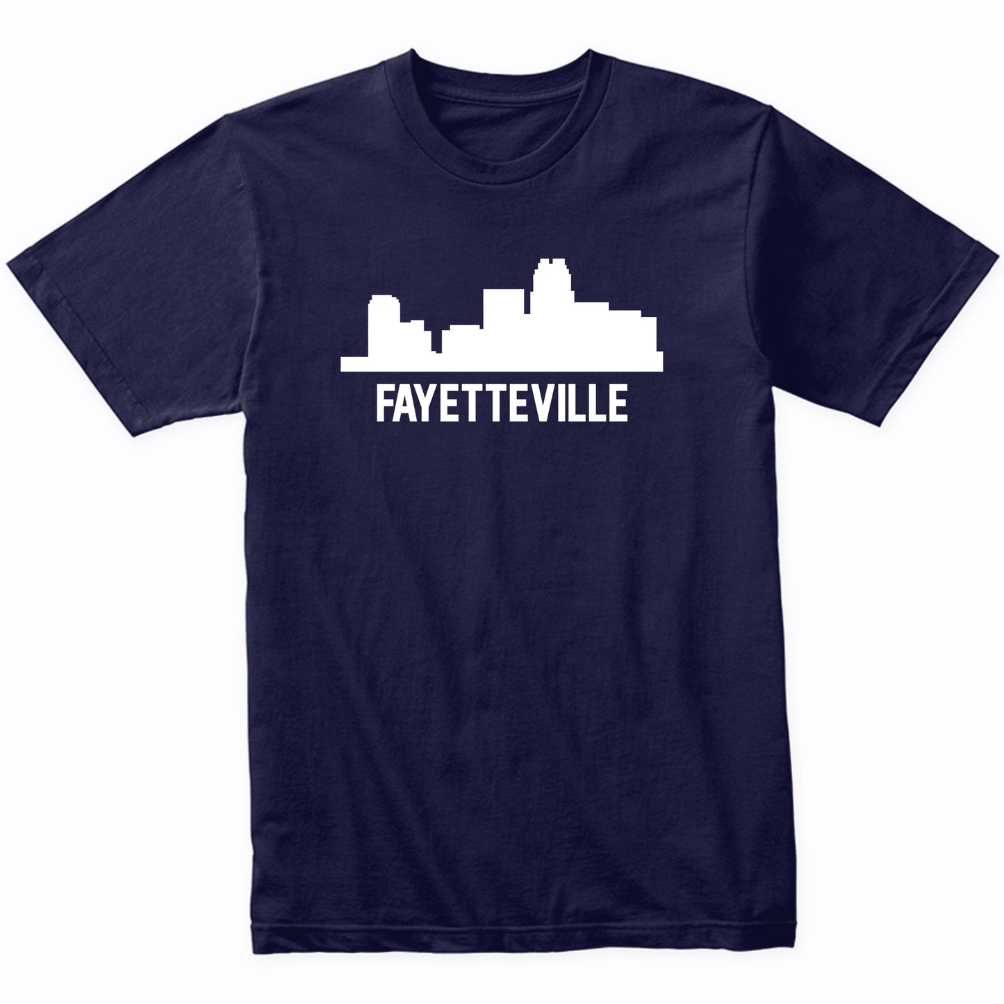 Fayetteville North Carolina Skyline Cityscape T-Shirt